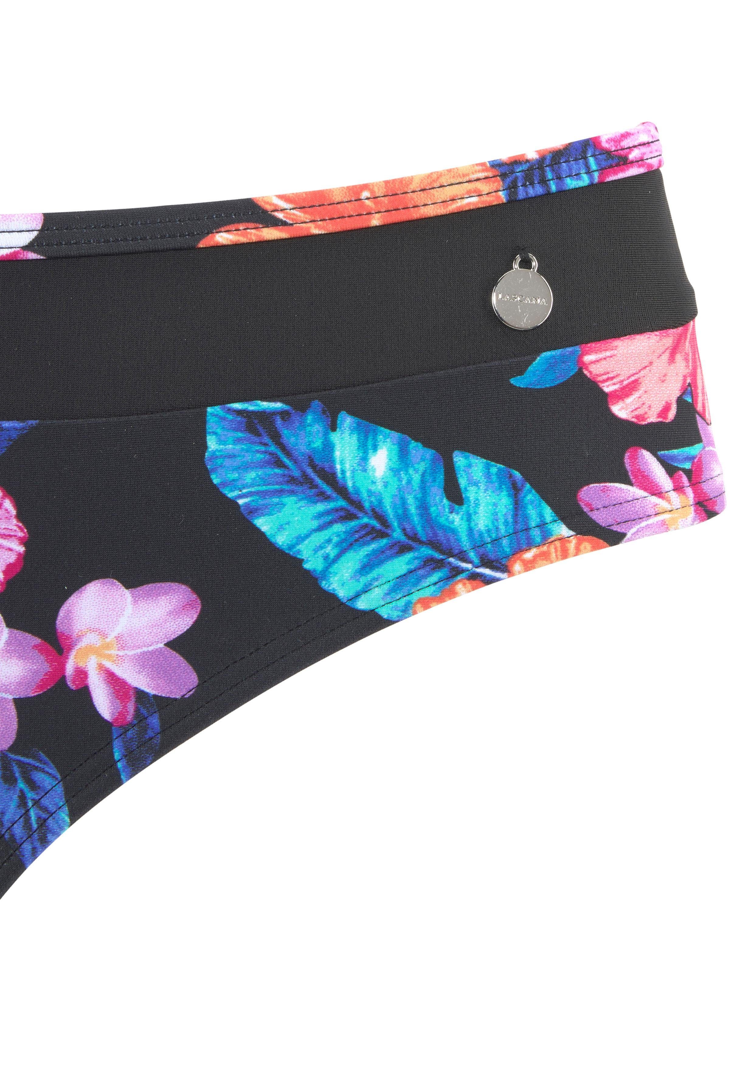 Lascana Beugelbikini met brede bandjes en print