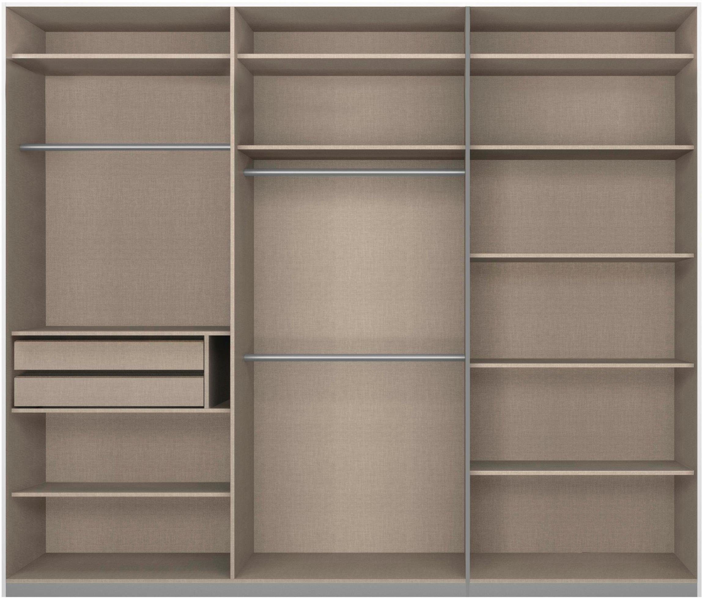 rauch Zweefdeurkast Kledingkast kast garderobe linnenkast BESTSELLER KEPAN inclusief lade-inzet en extra legplanken made in germany