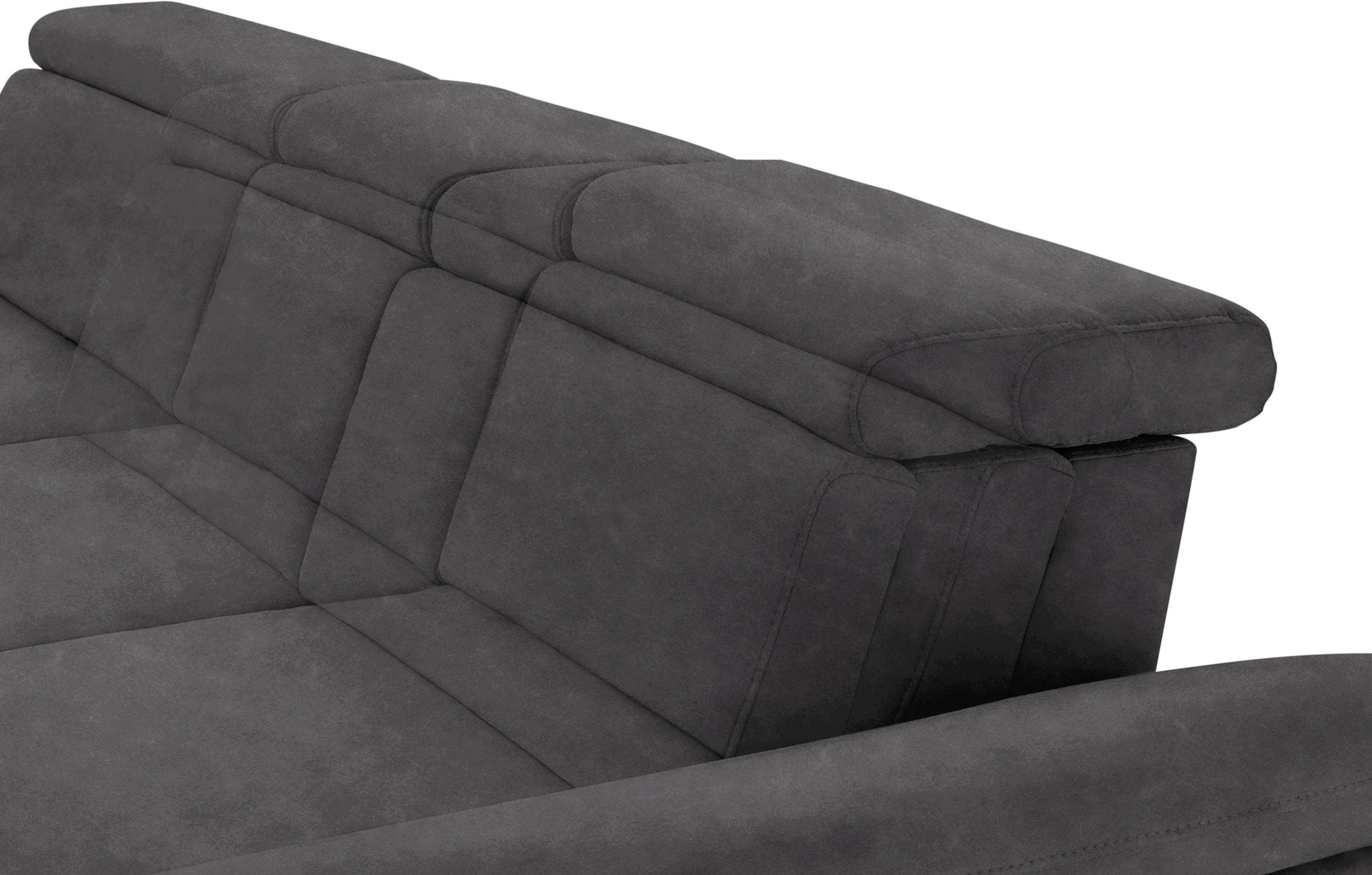 sit&more Hoekbank Scorpio L-vorm inclusief zitdiepteverstelling, naar keuze met verstelbaar hoofdeind