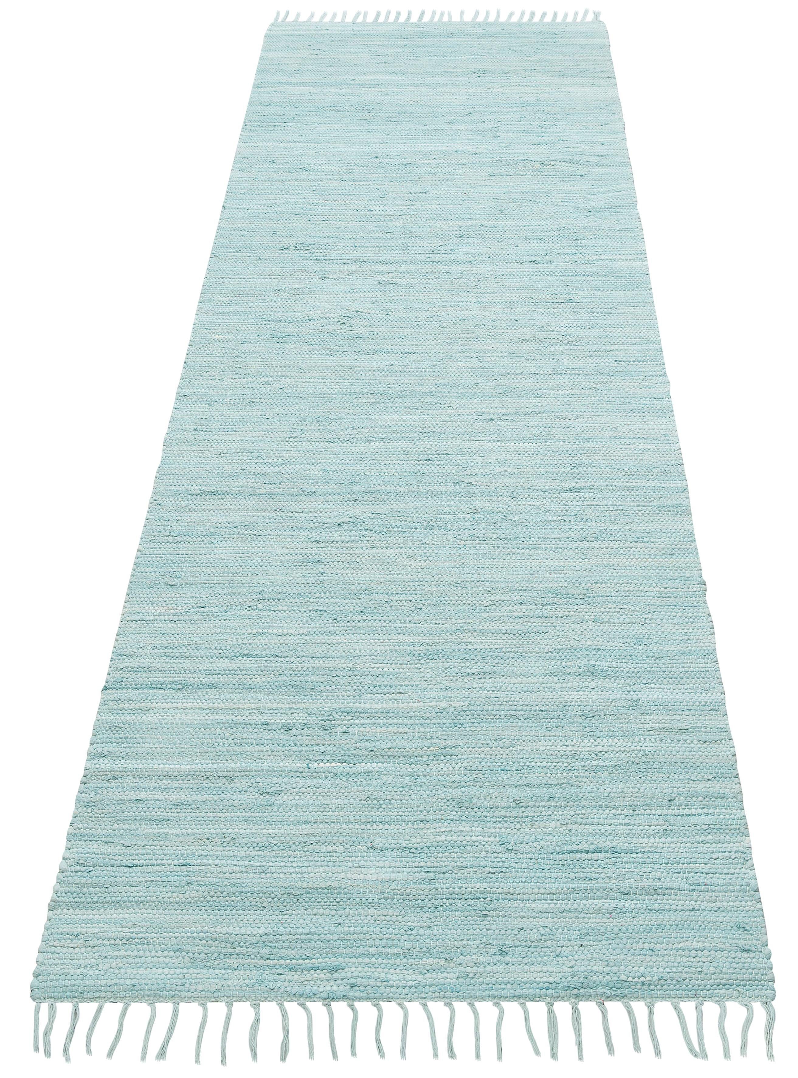 my home Vloerkleed Paul moderne vloerkleden maat 70x250 cm blauw