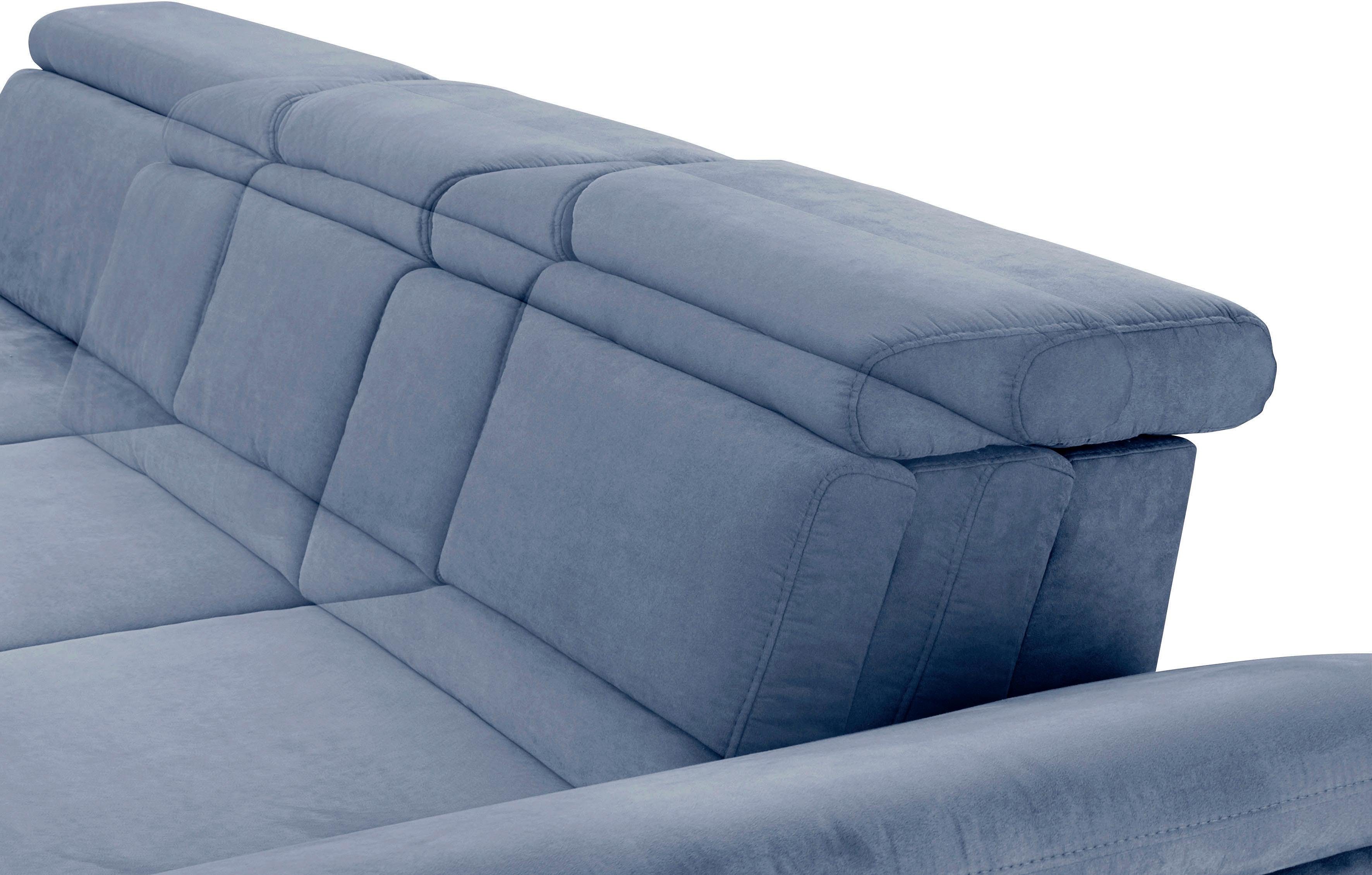 sit&more Hoekbank Scorpio L-vorm inclusief zitdiepteverstelling, naar keuze met verstelbaar hoofdeind
