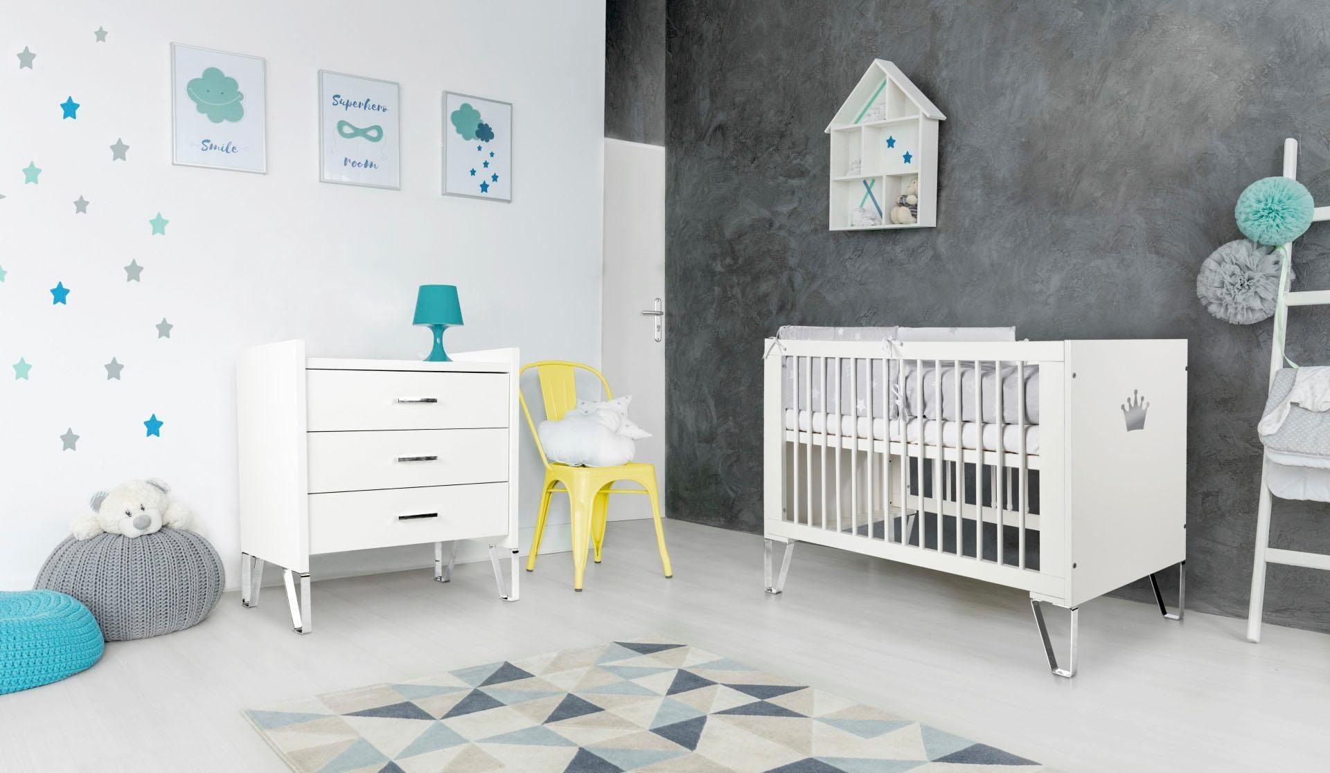 Ticaa Babymeubelset Blanka Bed + commode