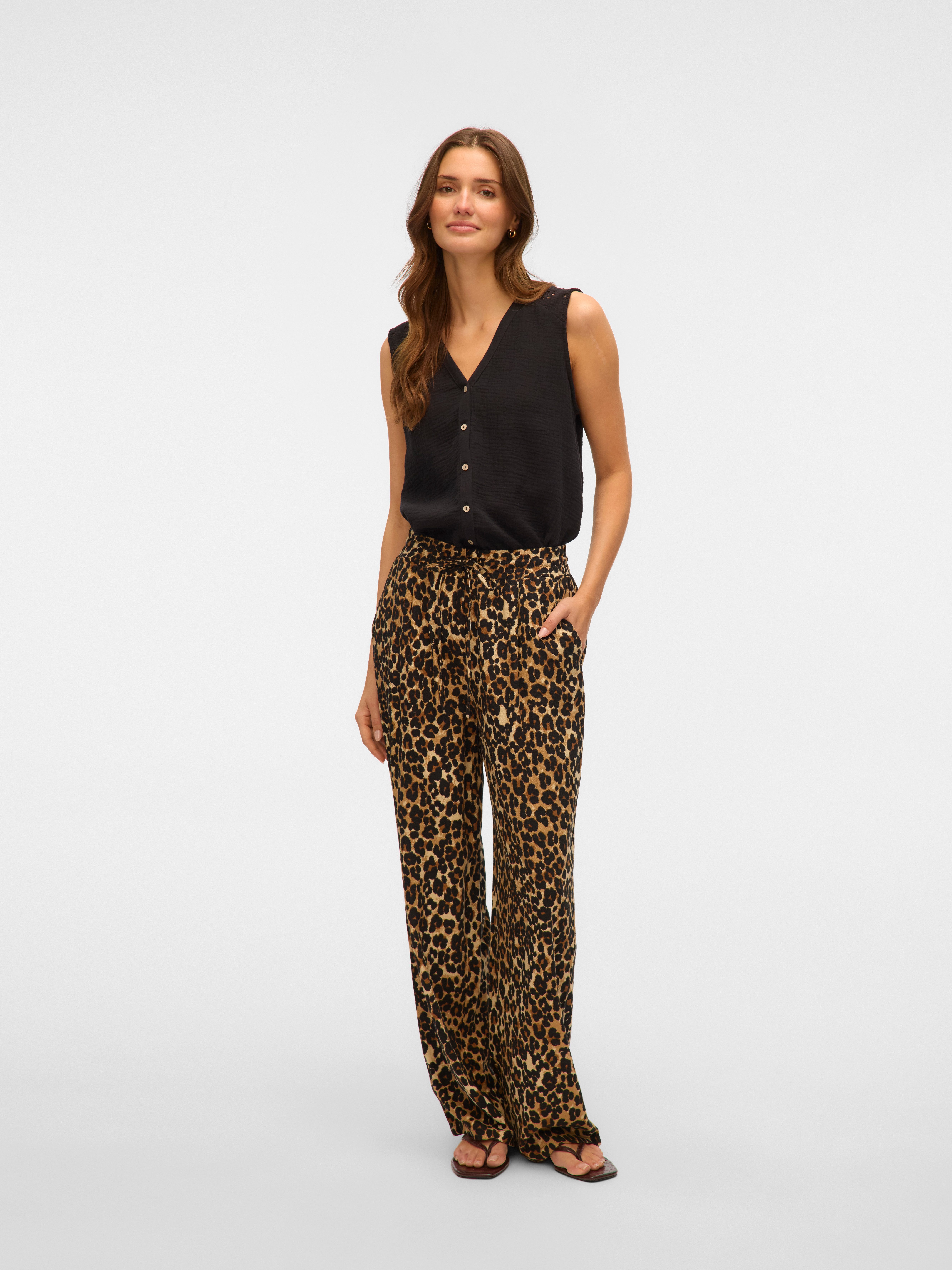 Vero Moda Comfortbroek VMJESMILO WIDE PANTS GA NOOS