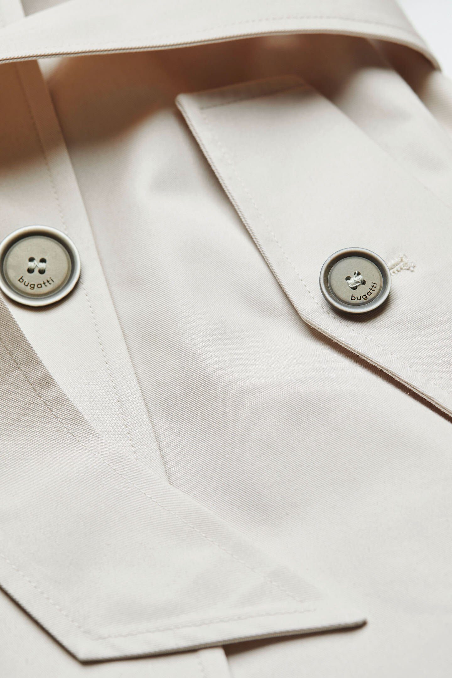 Bugatti Trenchcoat met waterafstotende functie