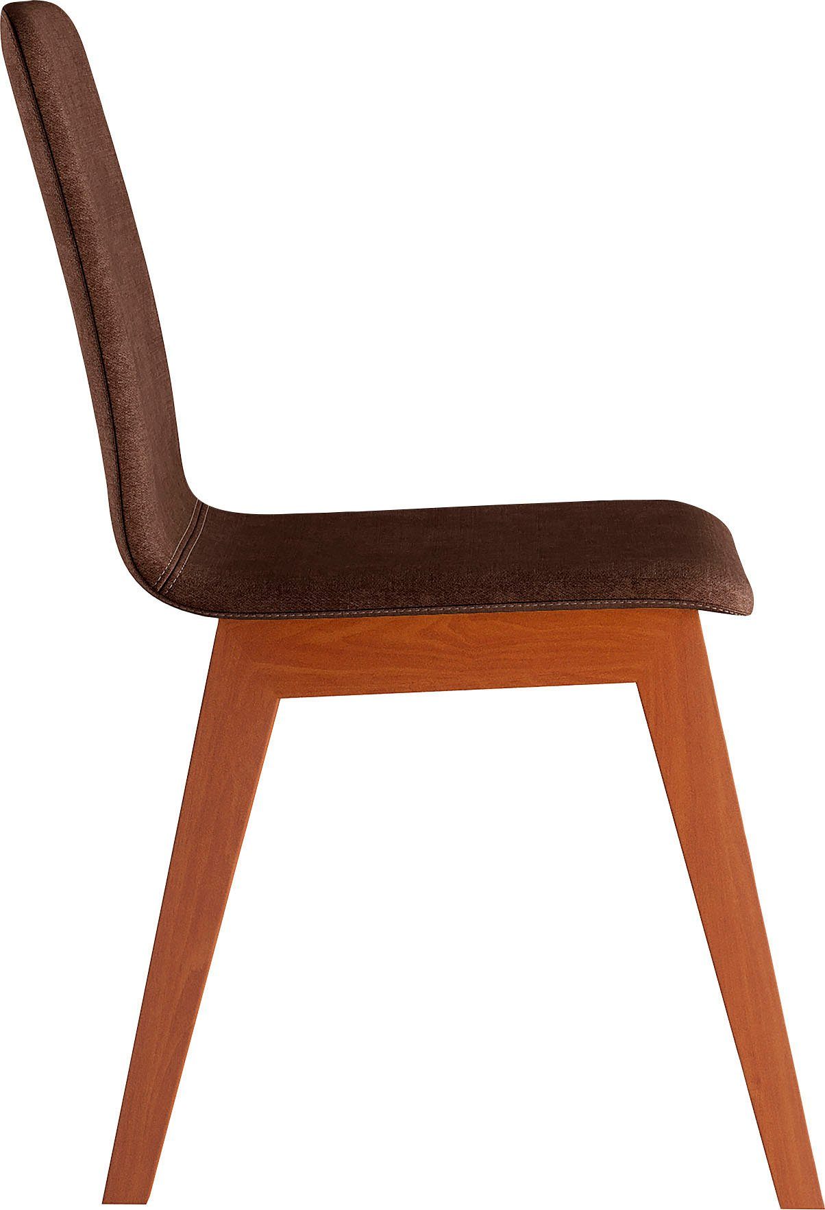 INOSIGN Stoel Sandy met verschillende stoelpootkleuren en kleurvarianten, zithoogte 47 cm (2 stuks)