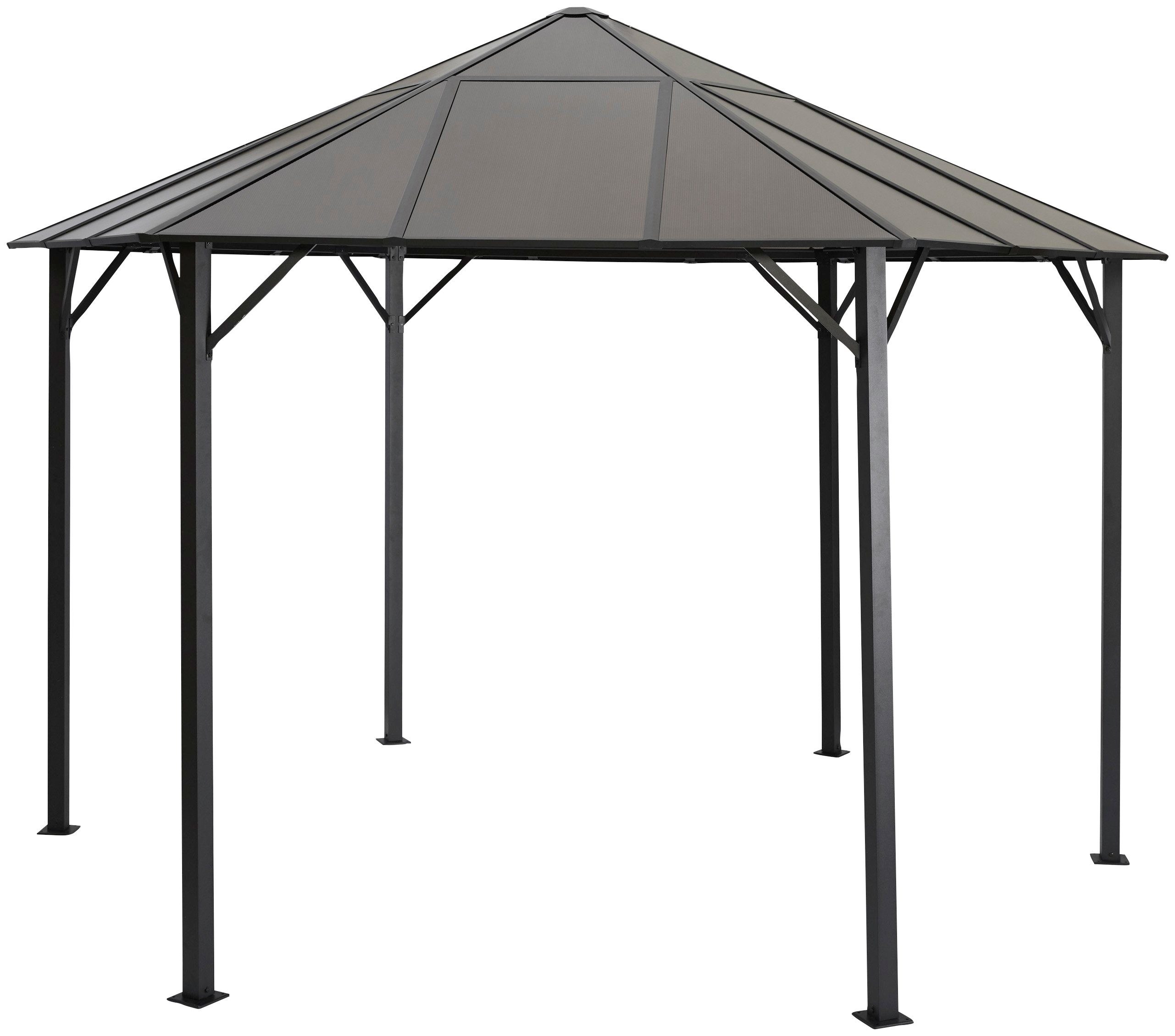 KONIFERA Los dak voor tuinprieel Costa Brava voor 350x350 cm, bruin