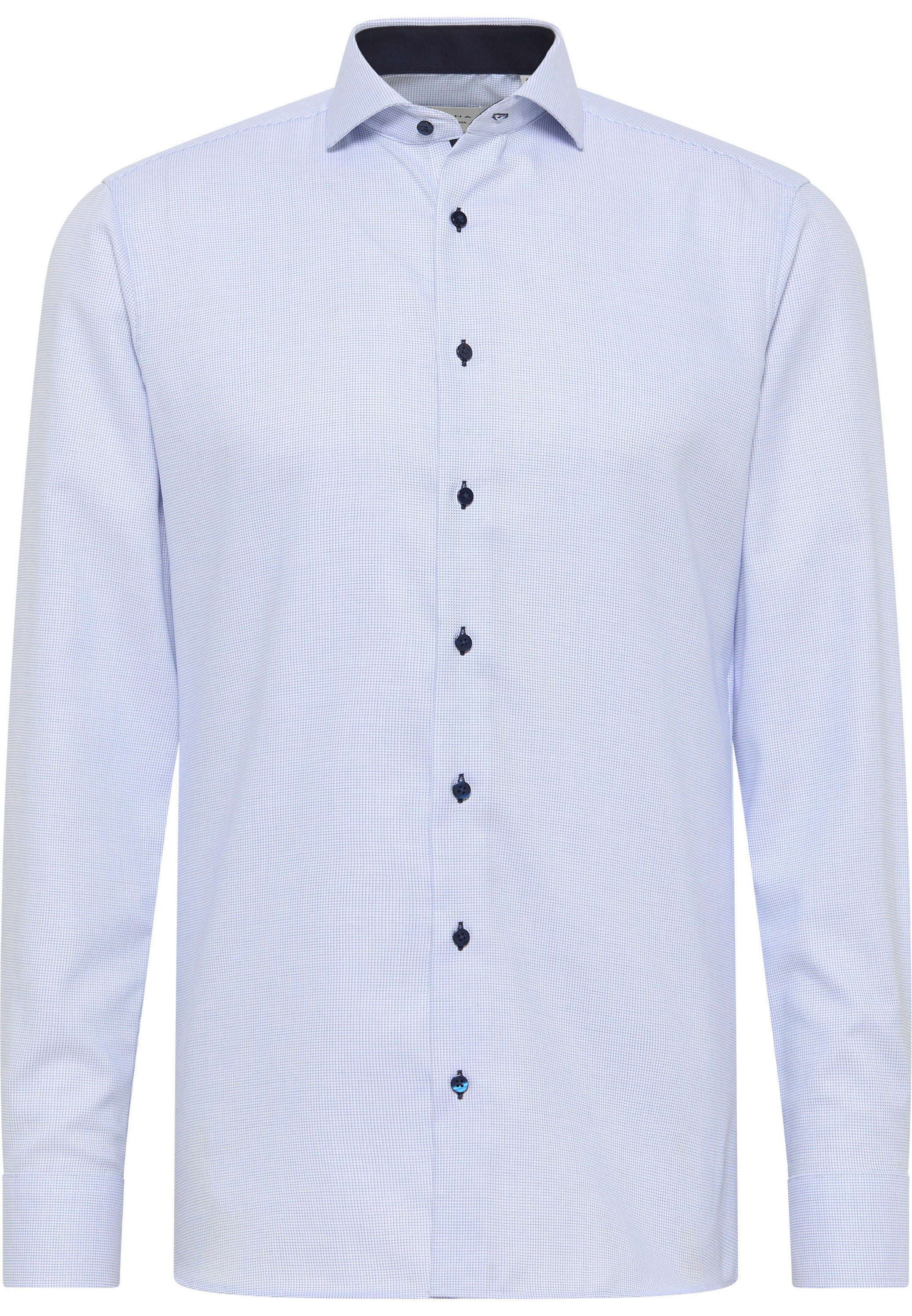 Eterna Overhemd met lange mouwen Slim fit NON IRON (strijkvrij)