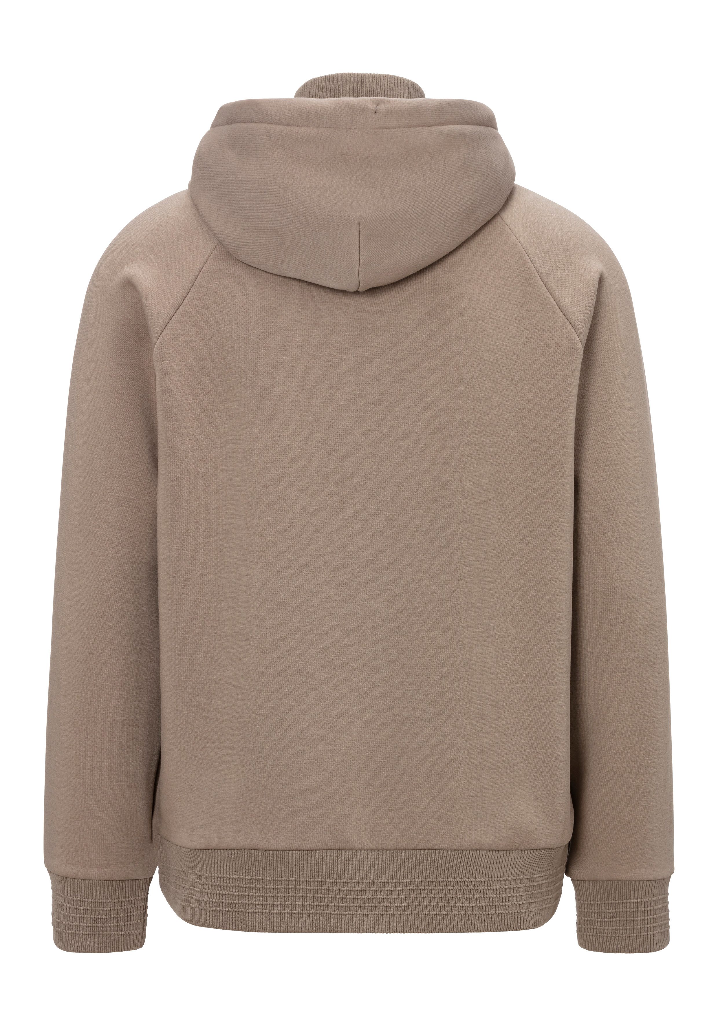 BOSS GREEN Capuchonsweatvest Snuggel met koord