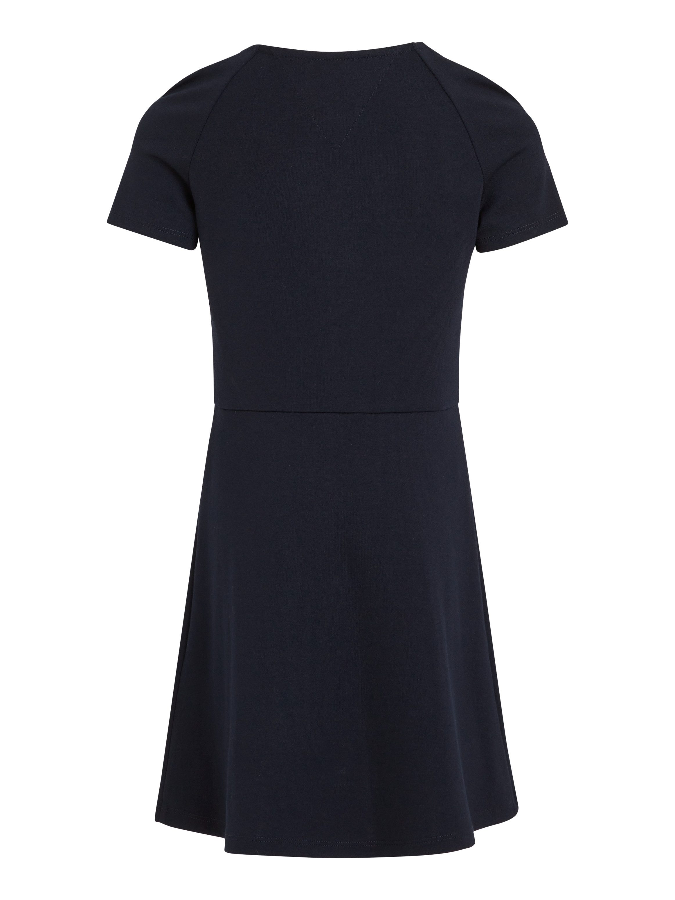 Tommy Hilfiger Jurk in a-lijn PUNTO FIT & FLARE DRESS SS Kinderen tot 16 jaar met logo-opdruk