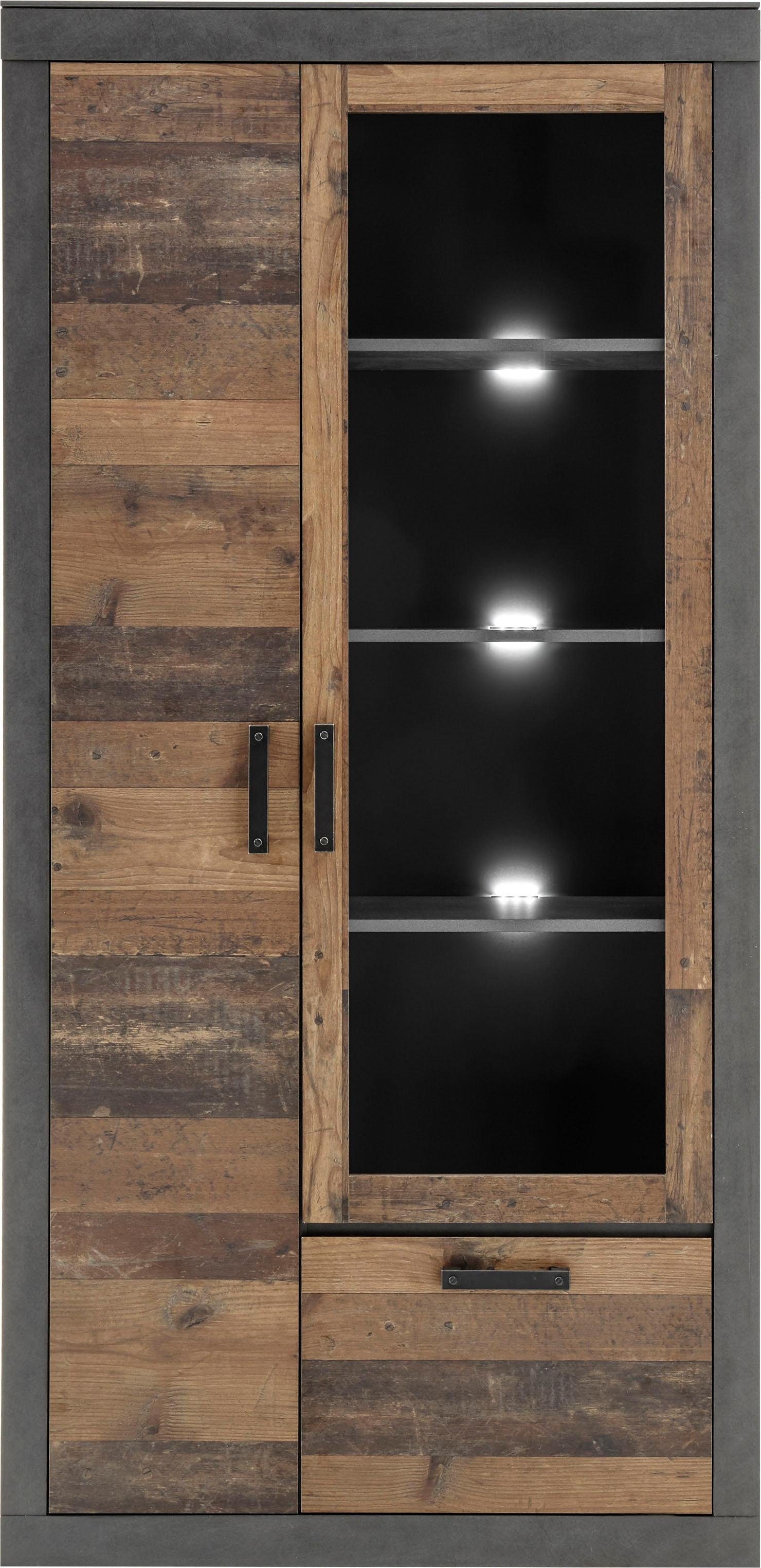 Home affaire Vitrinekast Brooklyn Hoogte ca. 200 cm
