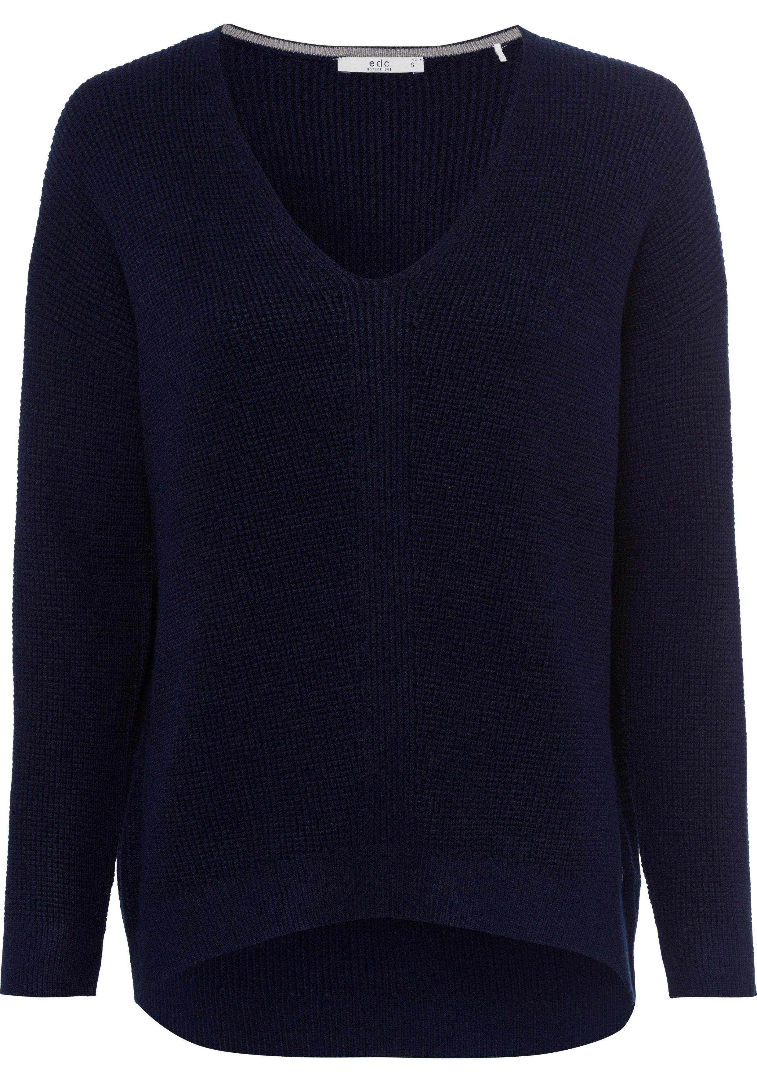edc by Esprit trui met V hals? Bestel nu bij | OTTO Esprit diepe hals Dames Truien & Vesten | KLEDING.nl
