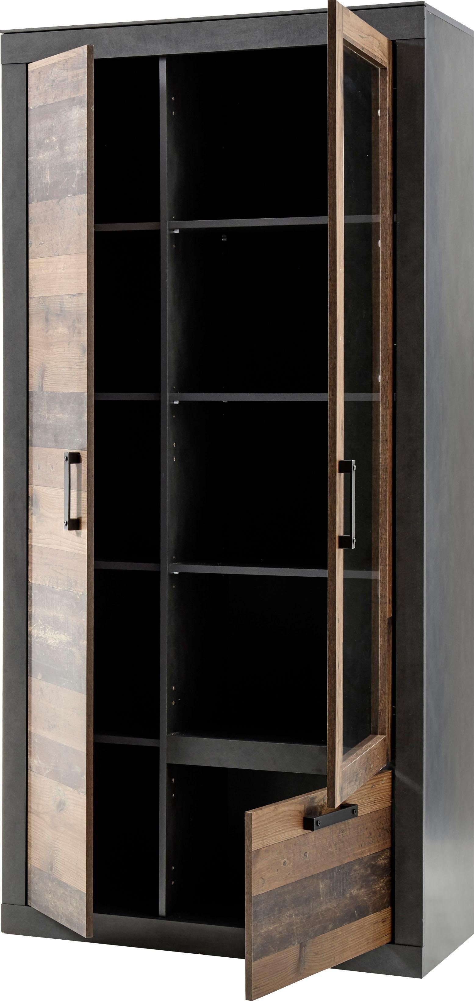 Home affaire Vitrinekast Brooklyn Hoogte ca. 200 cm