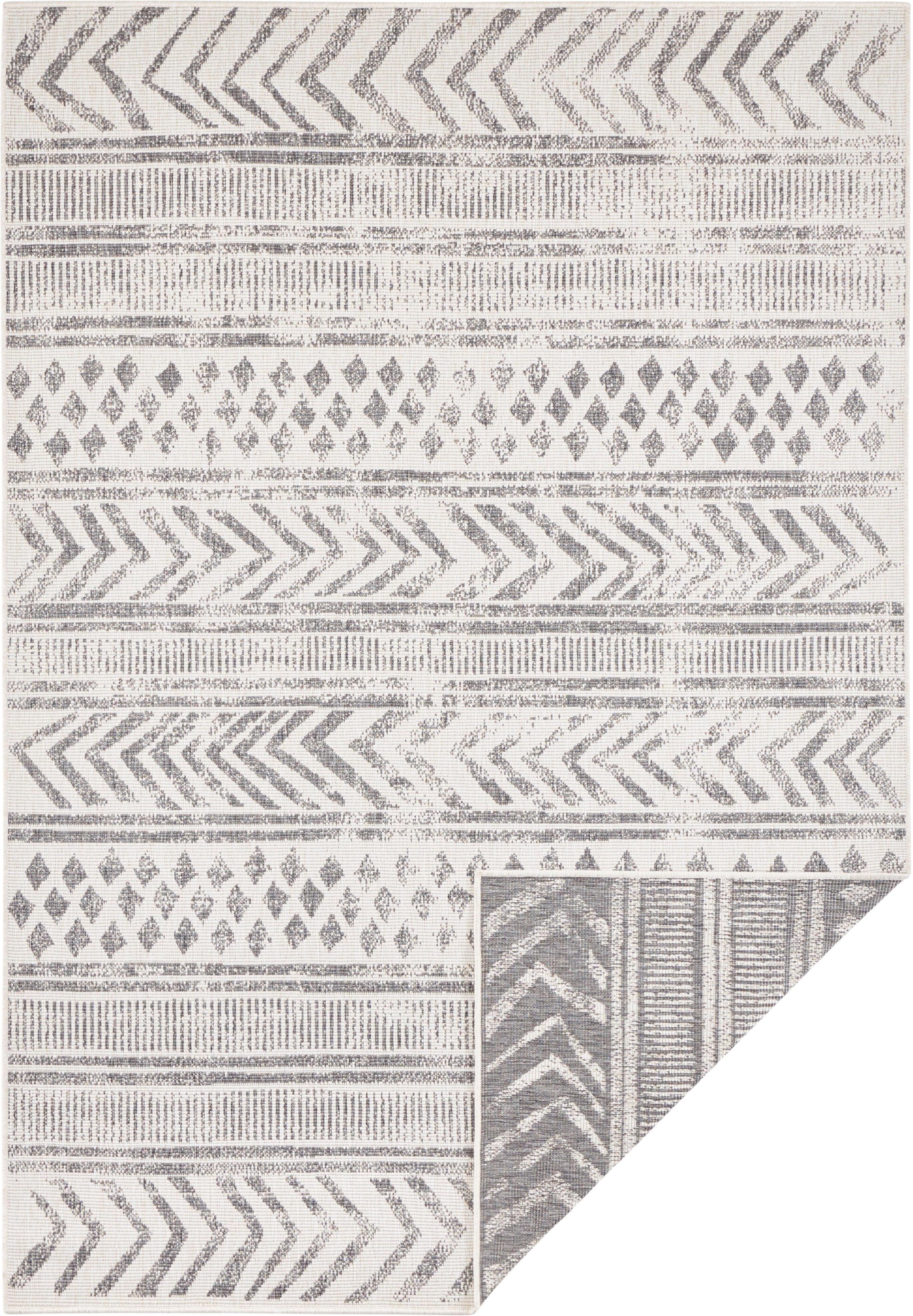NORTHRUGS Vloerkleed BIRI tweezijdig te gebruiken kleed Binnen- en buitengebruik, weerbestendig, balkon, loper, woonkamer, waterbestendig, boho
