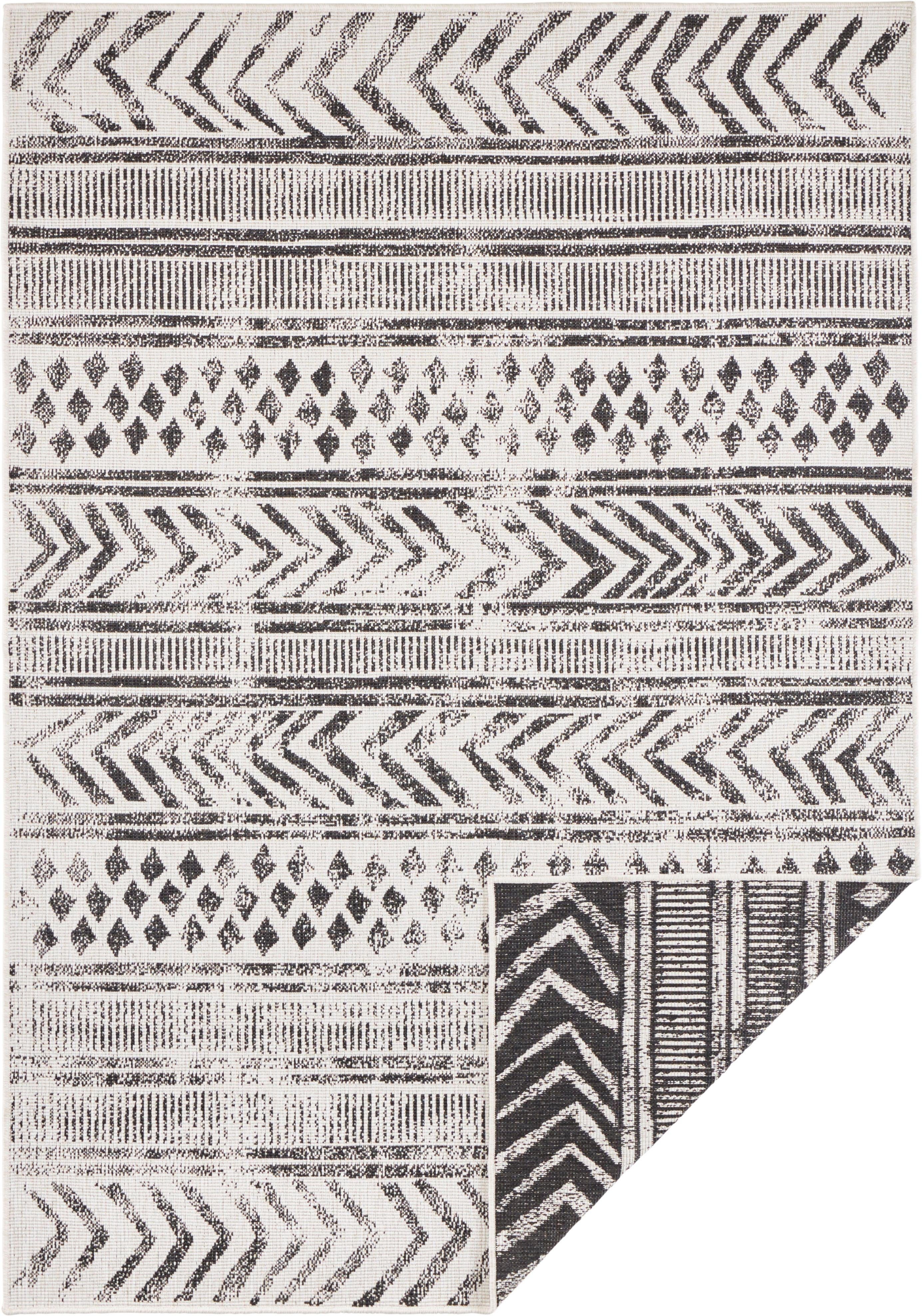 NORTHRUGS Vloerkleed BIRI tweezijdig te gebruiken kleed Binnen- en buitengebruik, weerbestendig, balkon, loper, woonkamer, waterbestendig, boho