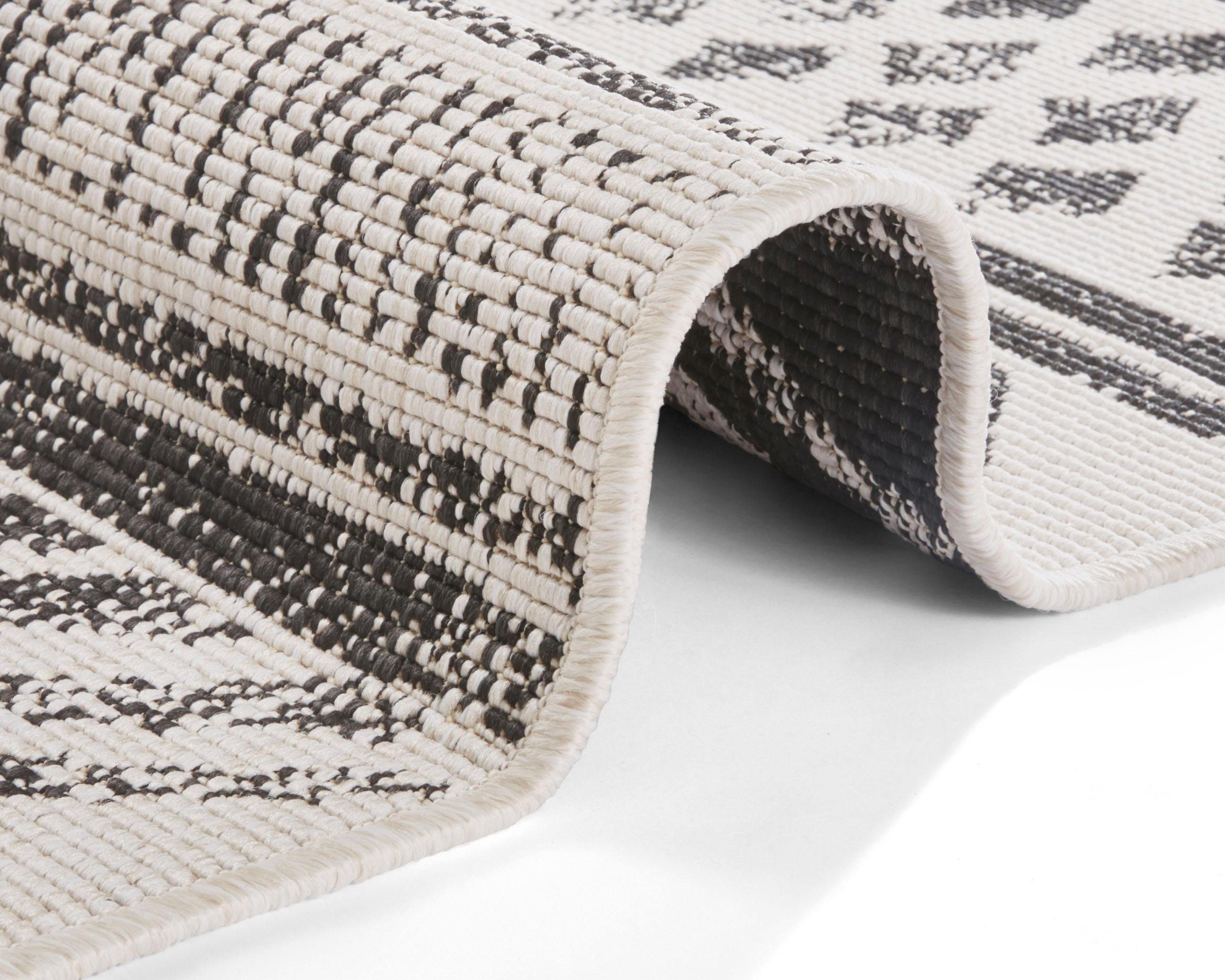 NORTHRUGS Vloerkleed BIRI tweezijdig te gebruiken kleed Binnen- en buitengebruik, weerbestendig, balkon, loper, woonkamer, waterbestendig, boho