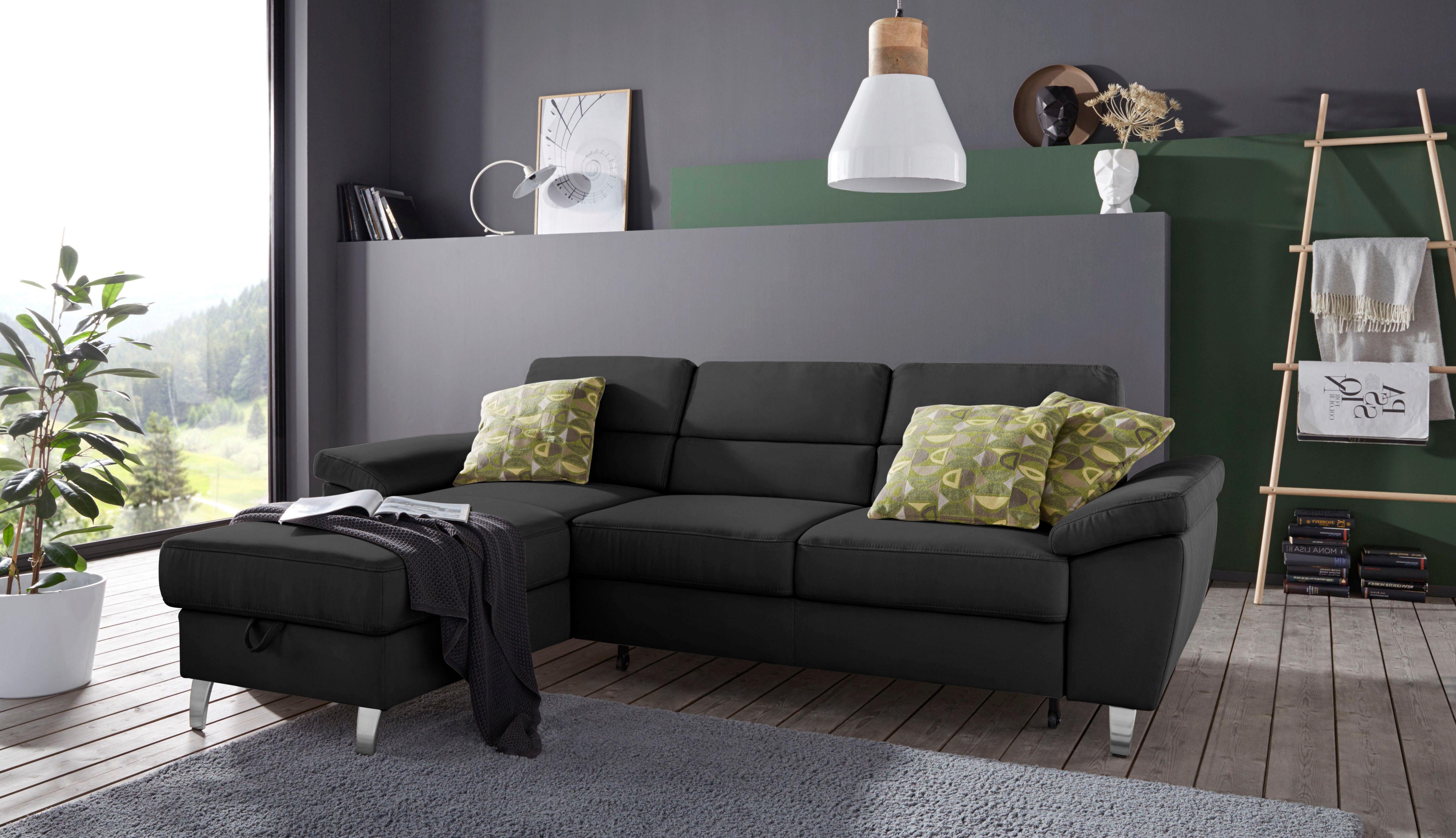 Sit&more Hoekbank Sorano L-vorm naar keuze met slaapfunctie en bedkist