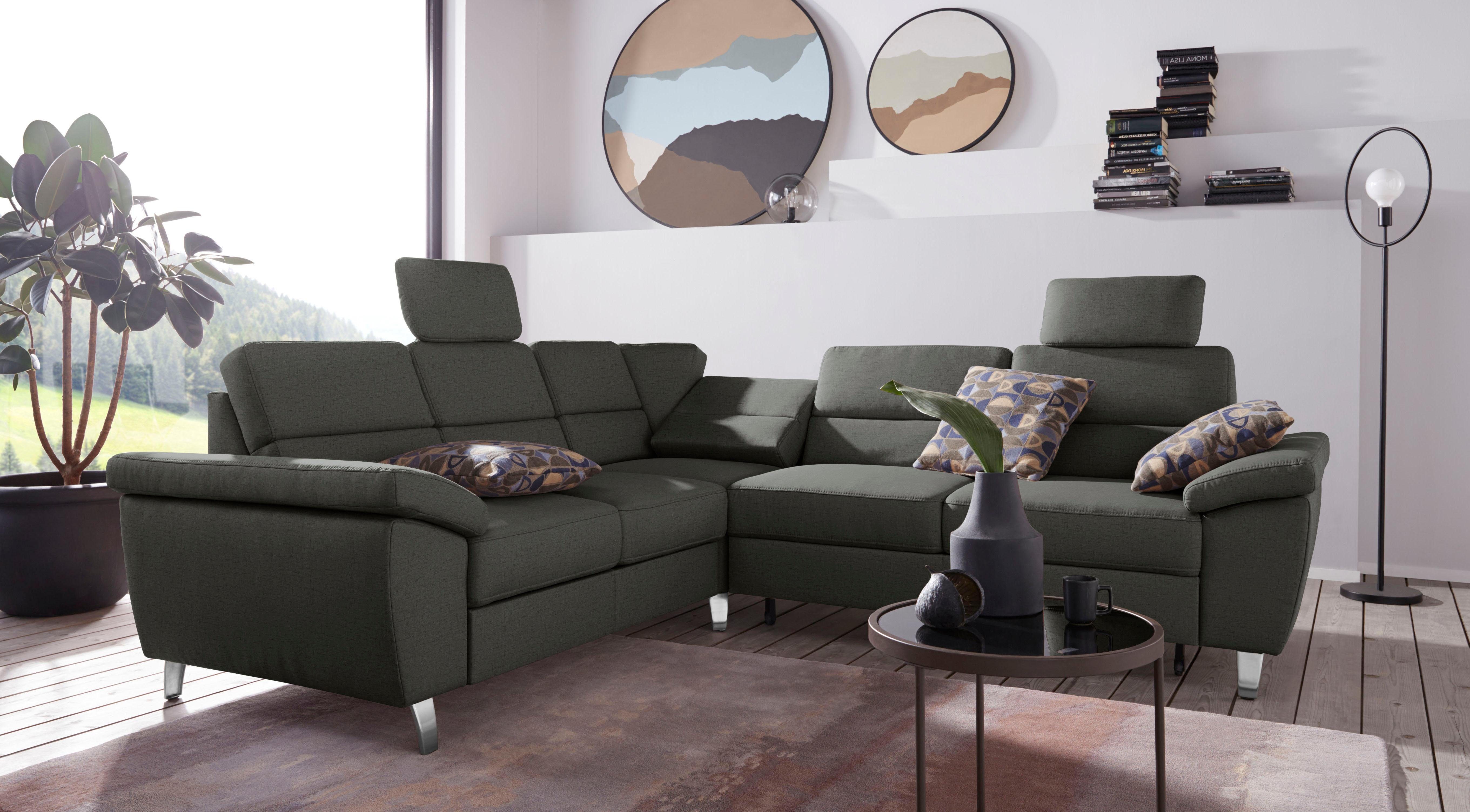 sit&more Hoekbank Sorano L-vorm naar keuze met slaap- en relaxfunctie, met bedkist