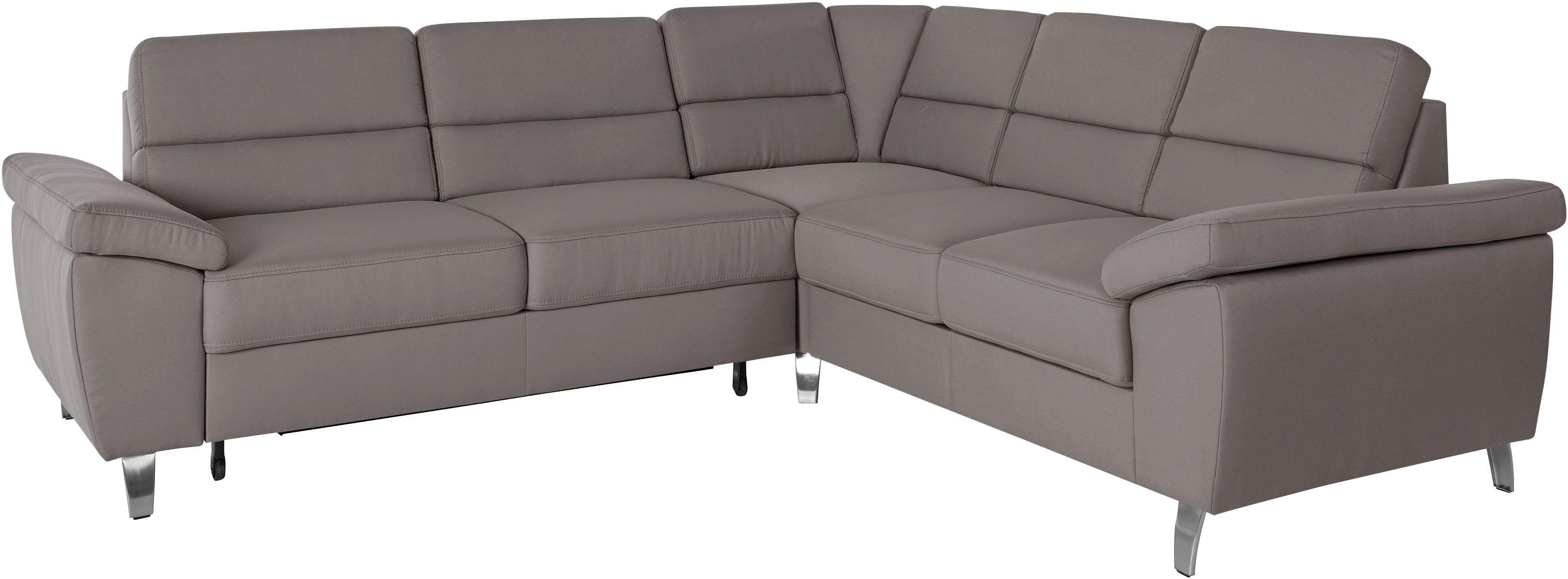 sit&more Hoekbank Sorano L-vorm naar keuze met slaap- en relaxfunctie, met bedkist