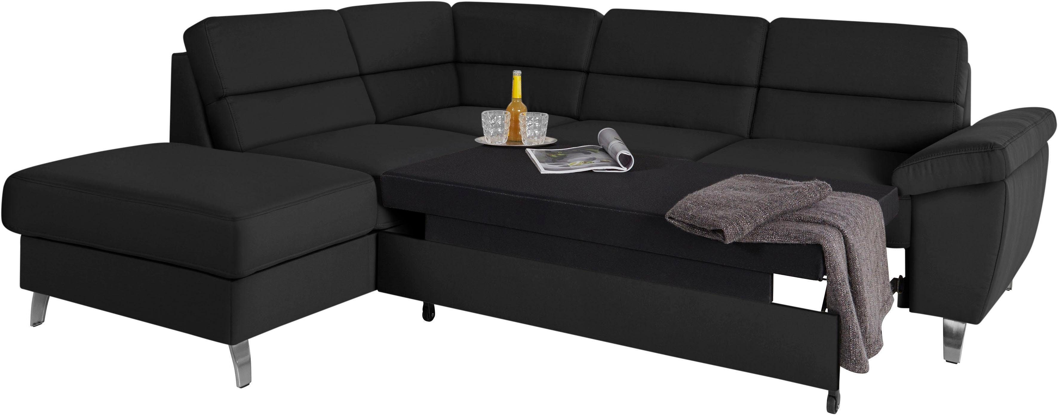 sit&more Hoekbank Sorano L-vorm naar keuze met slaapfunctie en bedkist