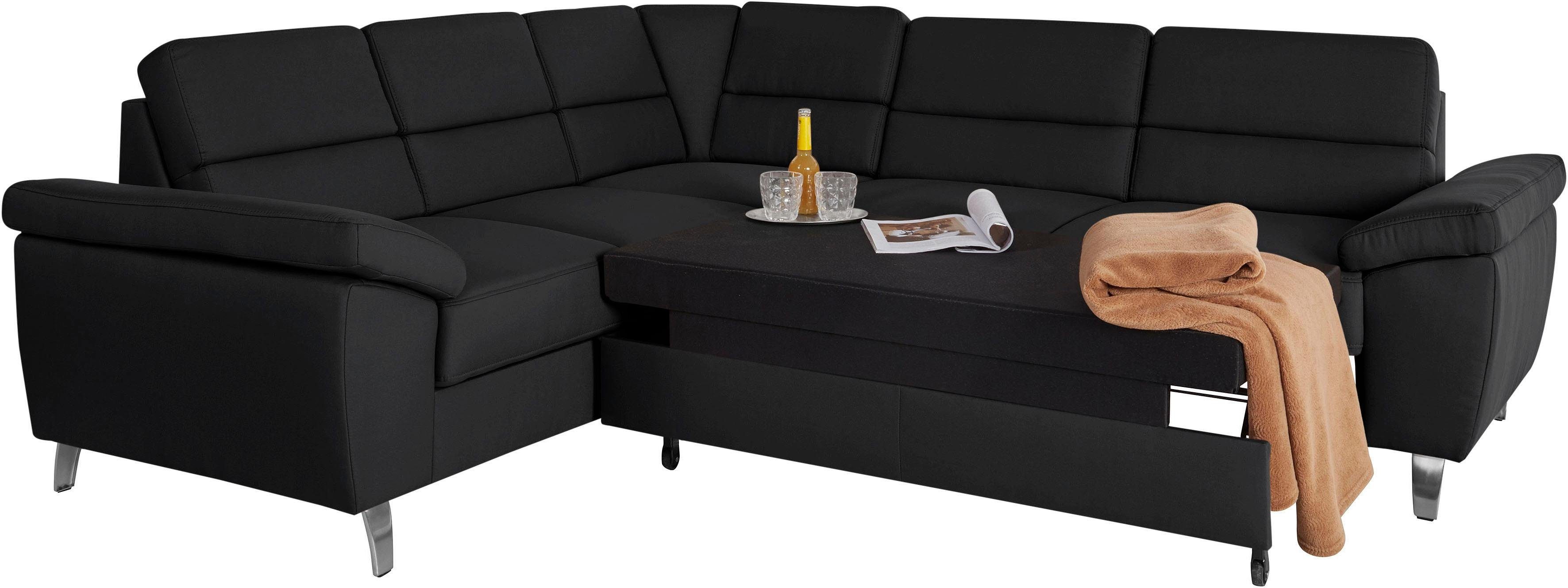 sit&more Hoekbank Sorano L-vorm naar keuze met slaap- en relaxfunctie, met bedkist