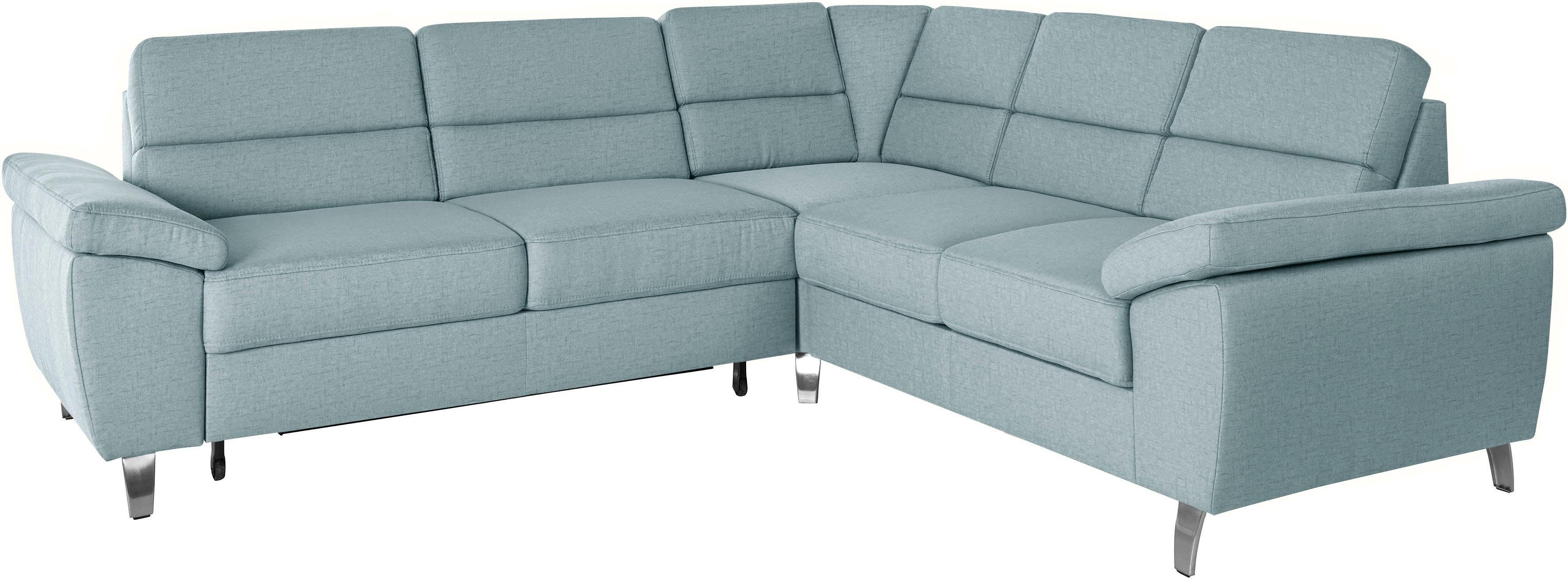 sit&more Hoekbank Sorano L-vorm naar keuze met slaap- en relaxfunctie, met bedkist