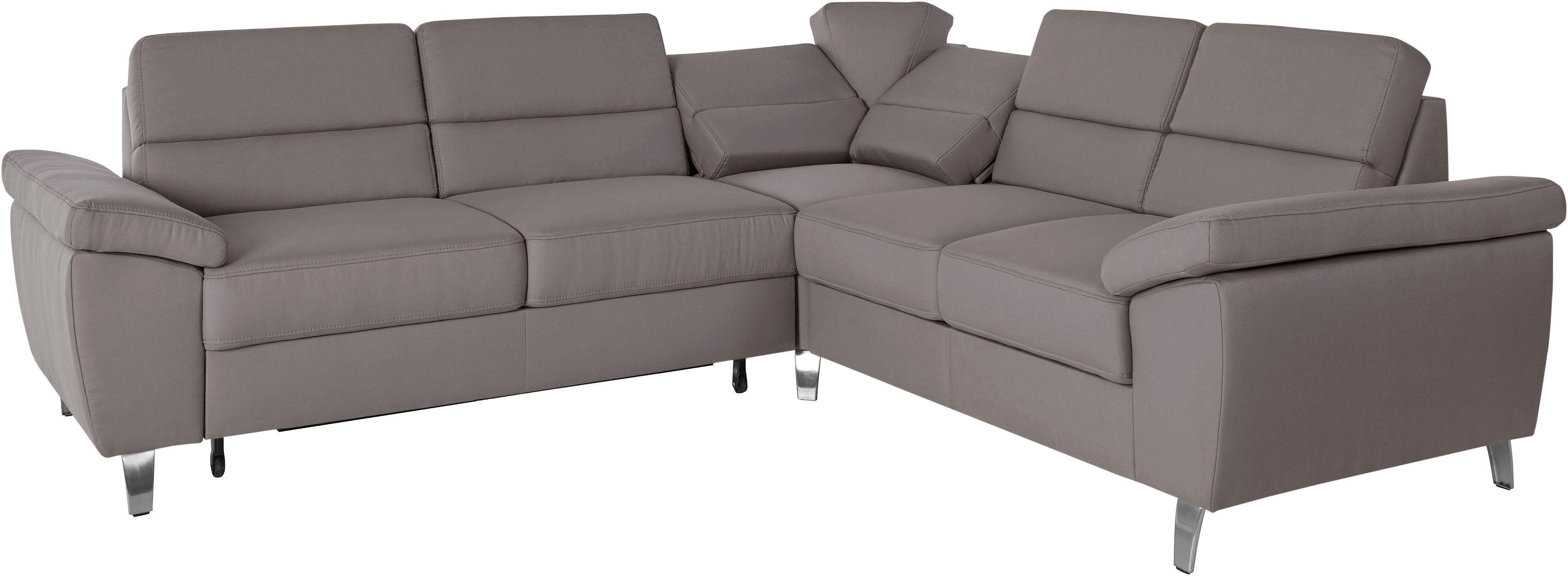 sit&more Hoekbank Sorano L-vorm naar keuze met slaap- en relaxfunctie, met bedkist