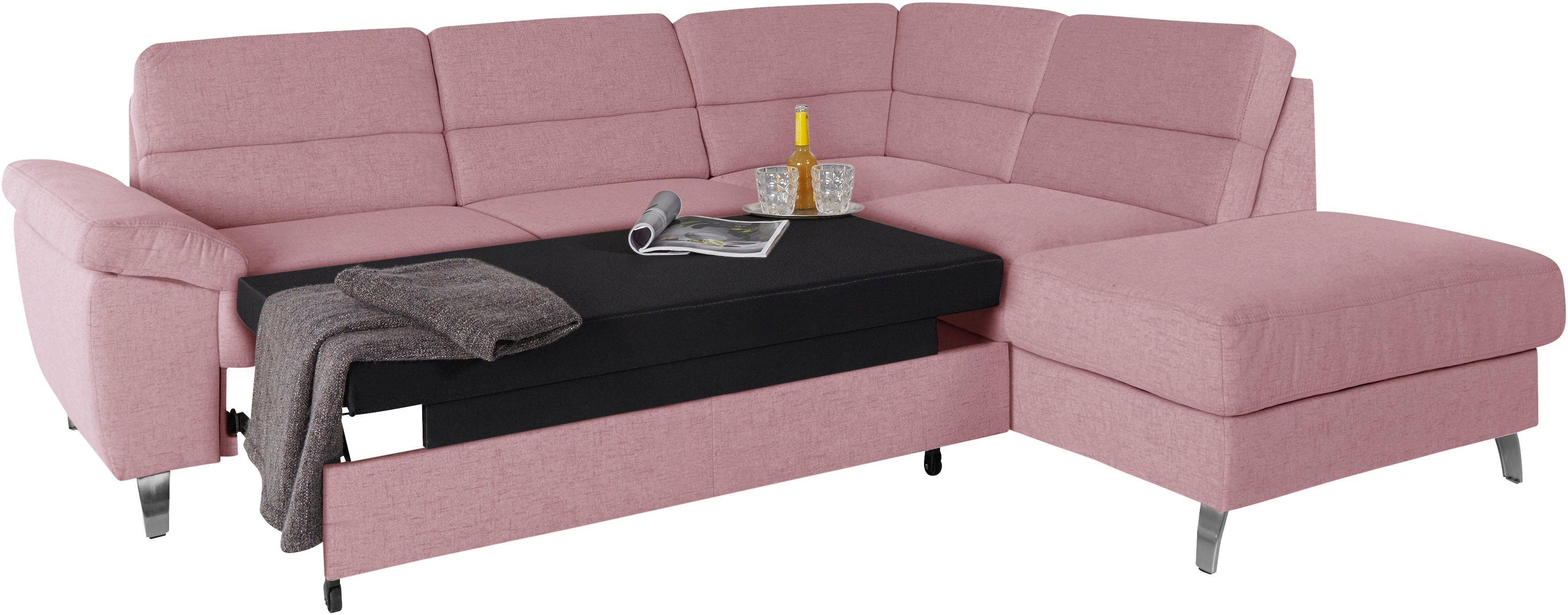 sit&more Hoekbank Sorano L-vorm naar keuze met slaapfunctie en bedkist