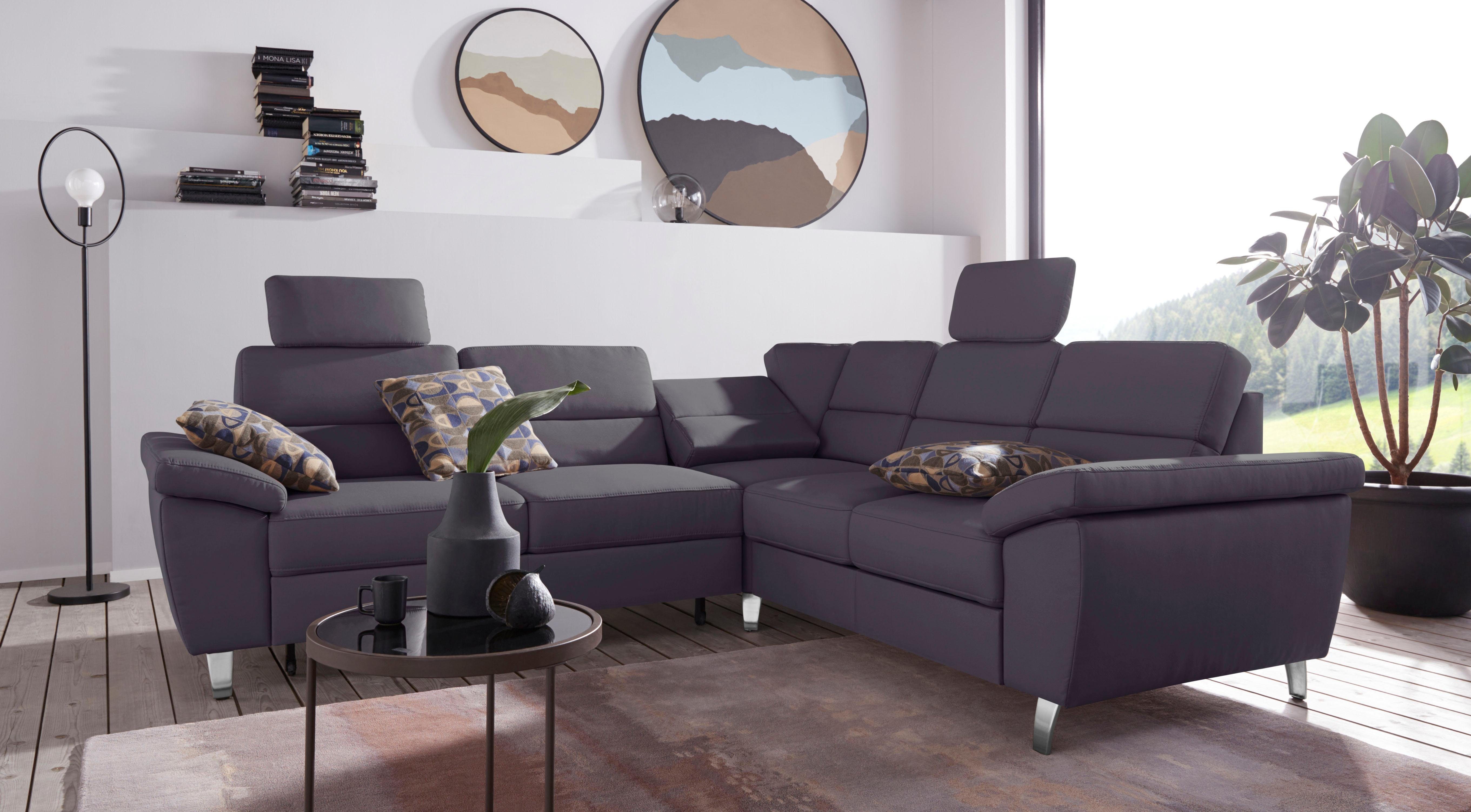 sit&more Hoekbank Sorano L-vorm naar keuze met slaap- en relaxfunctie, met bedkist