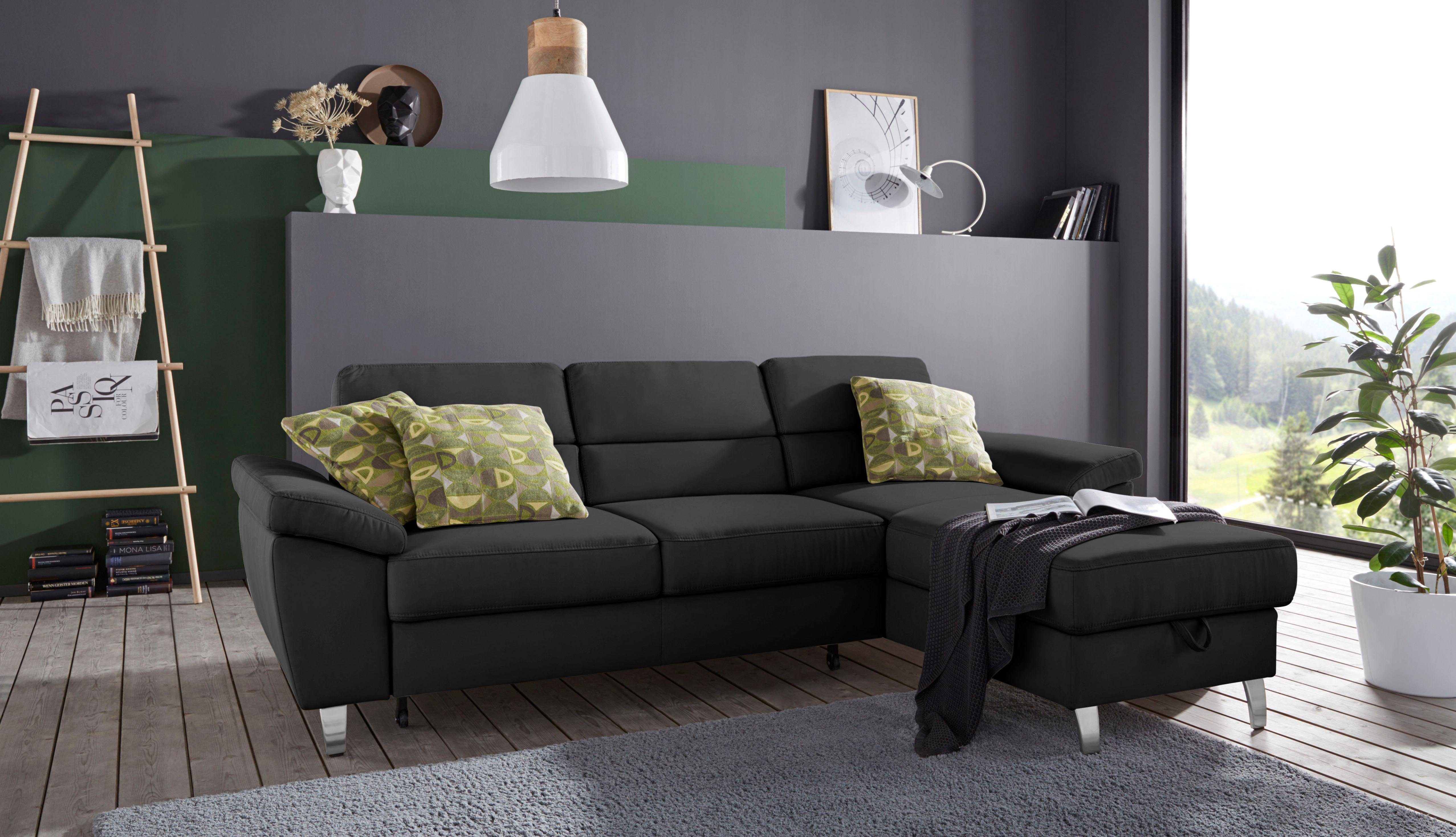 Sit&more Hoekbank Sorano L-vorm naar keuze met slaapfunctie en bedkist