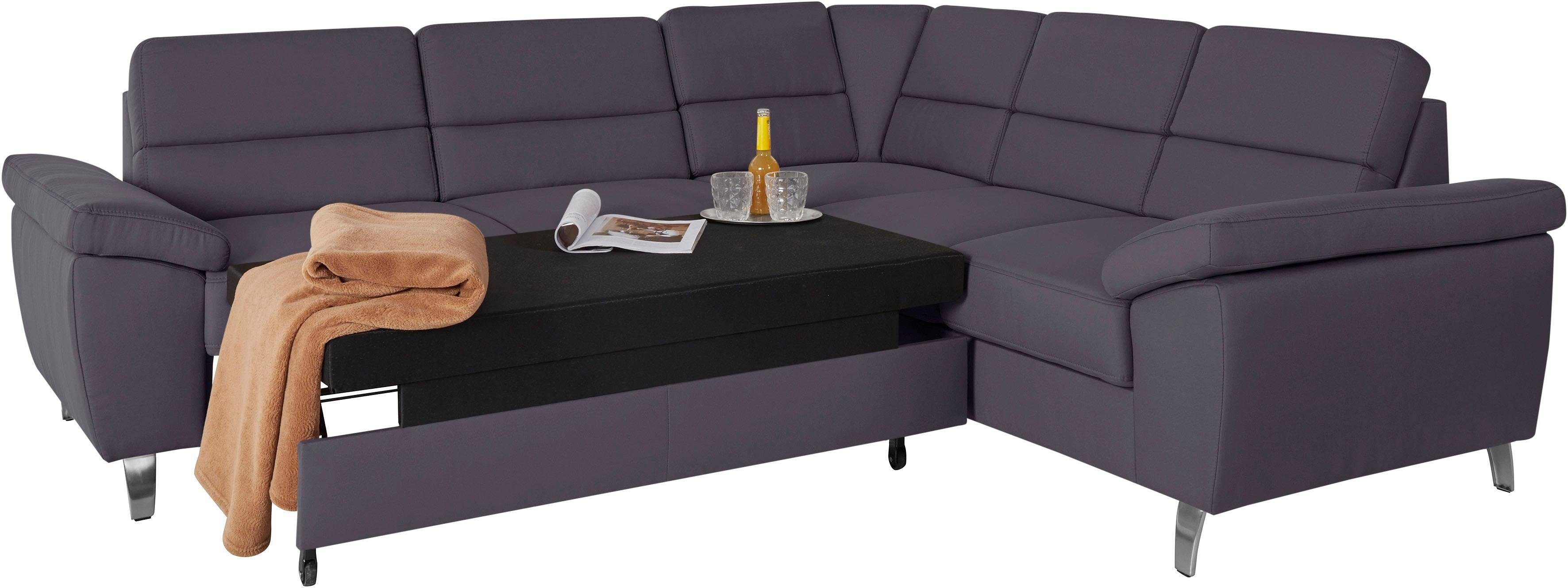 sit&more Hoekbank Sorano L-vorm naar keuze met slaap- en relaxfunctie, met bedkist
