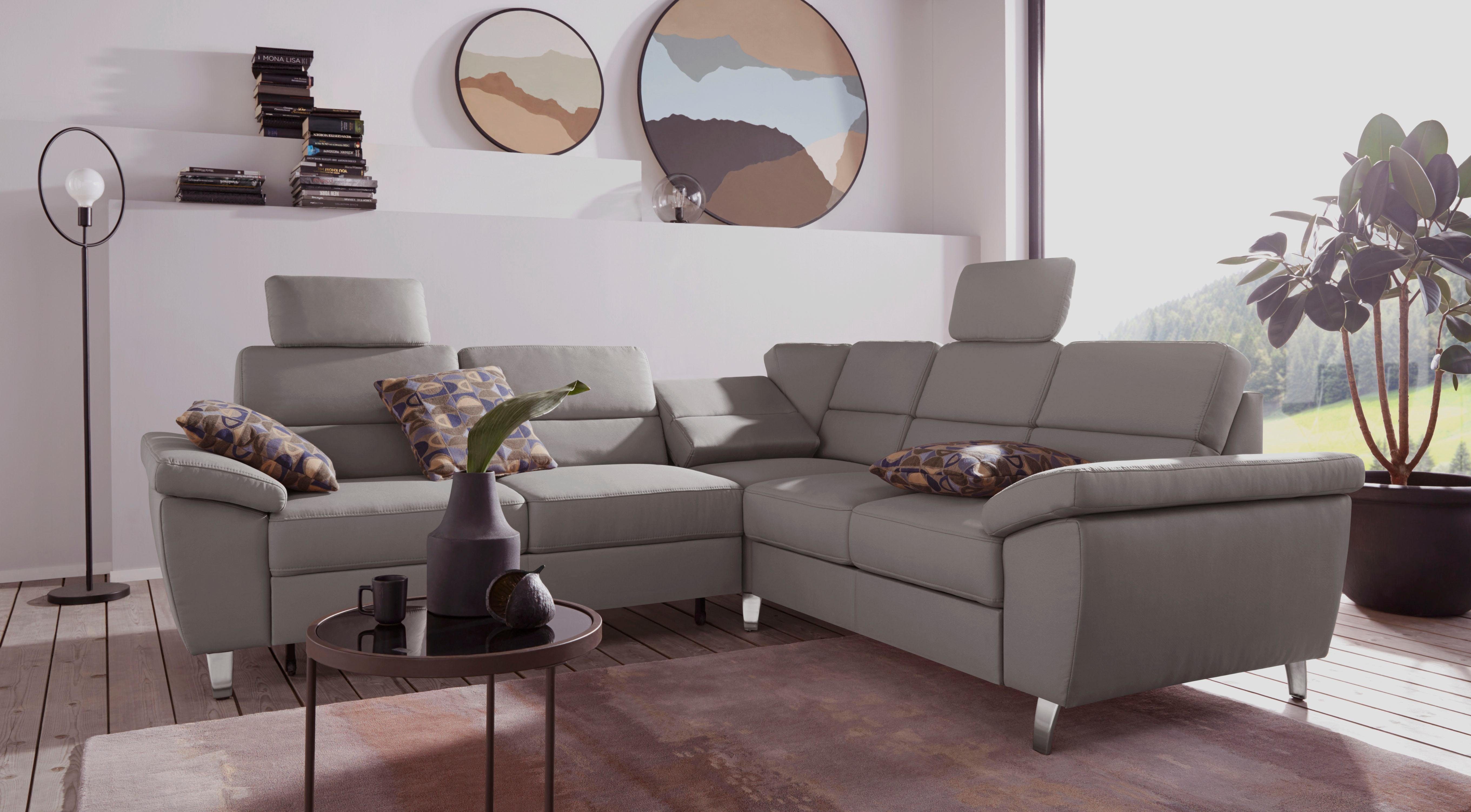 sit&more Hoekbank Sorano L-vorm naar keuze met slaap- en relaxfunctie, met bedkist