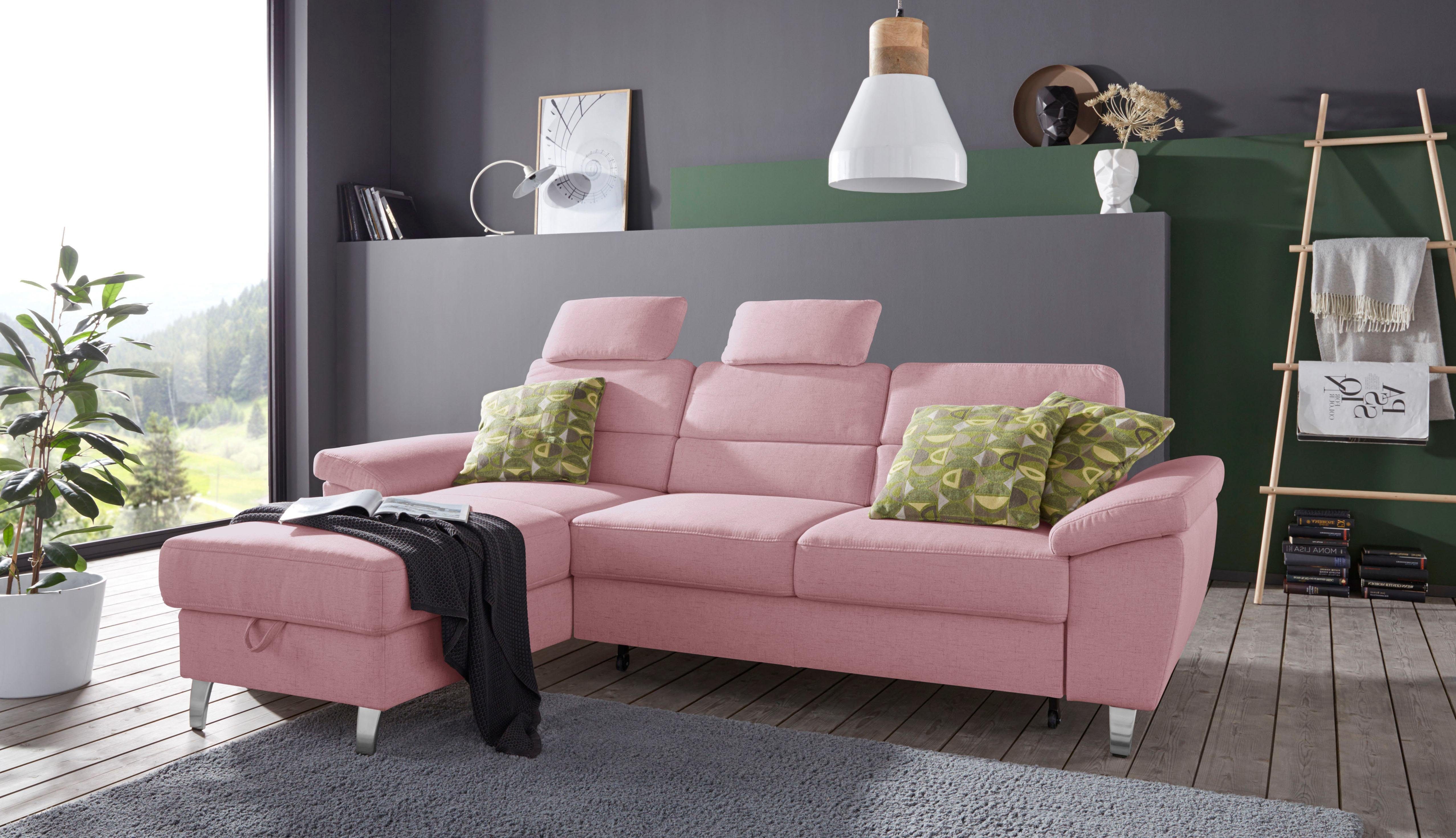 sit&more Hoekbank Sorano L-vorm naar keuze met slaapfunctie en bedkist