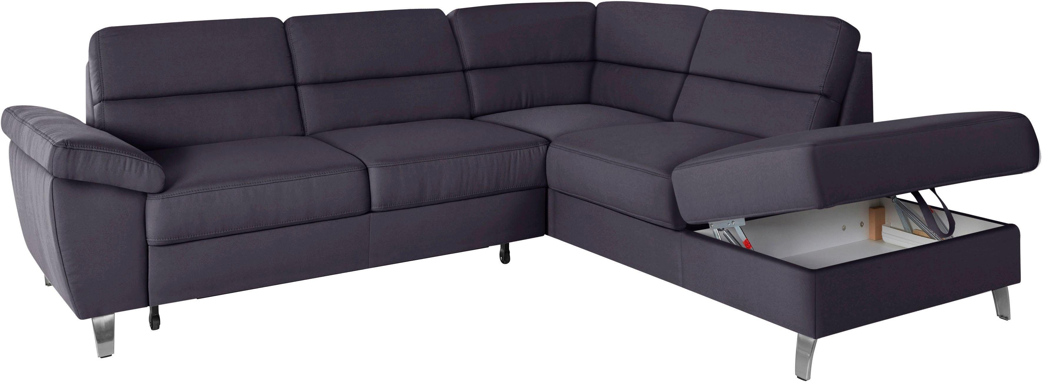 sit&more Hoekbank Sorano L-vorm naar keuze met slaapfunctie en bedkist