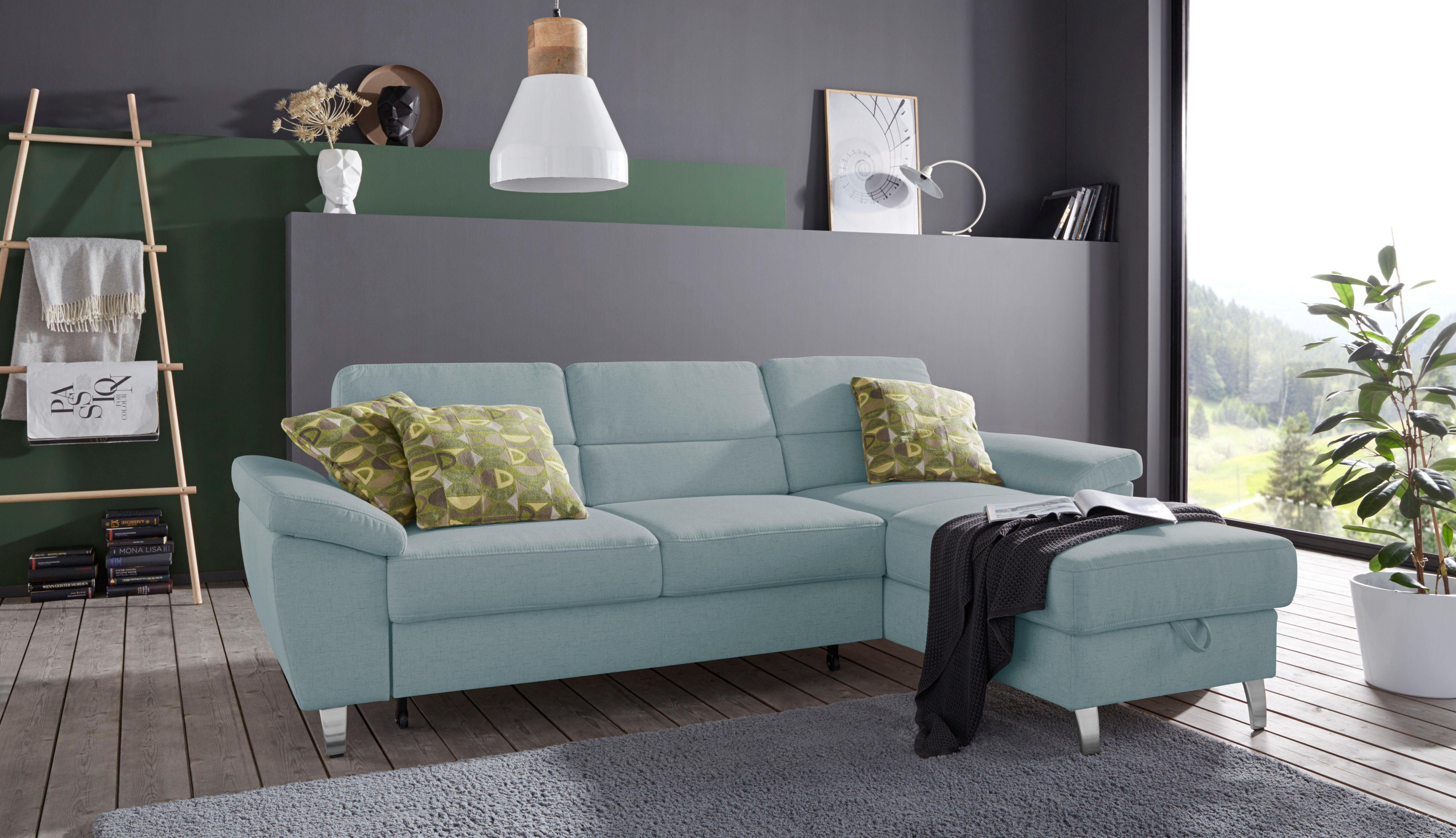 Sit&more Hoekbank Sorano L-vorm naar keuze met slaapfunctie en bedkist