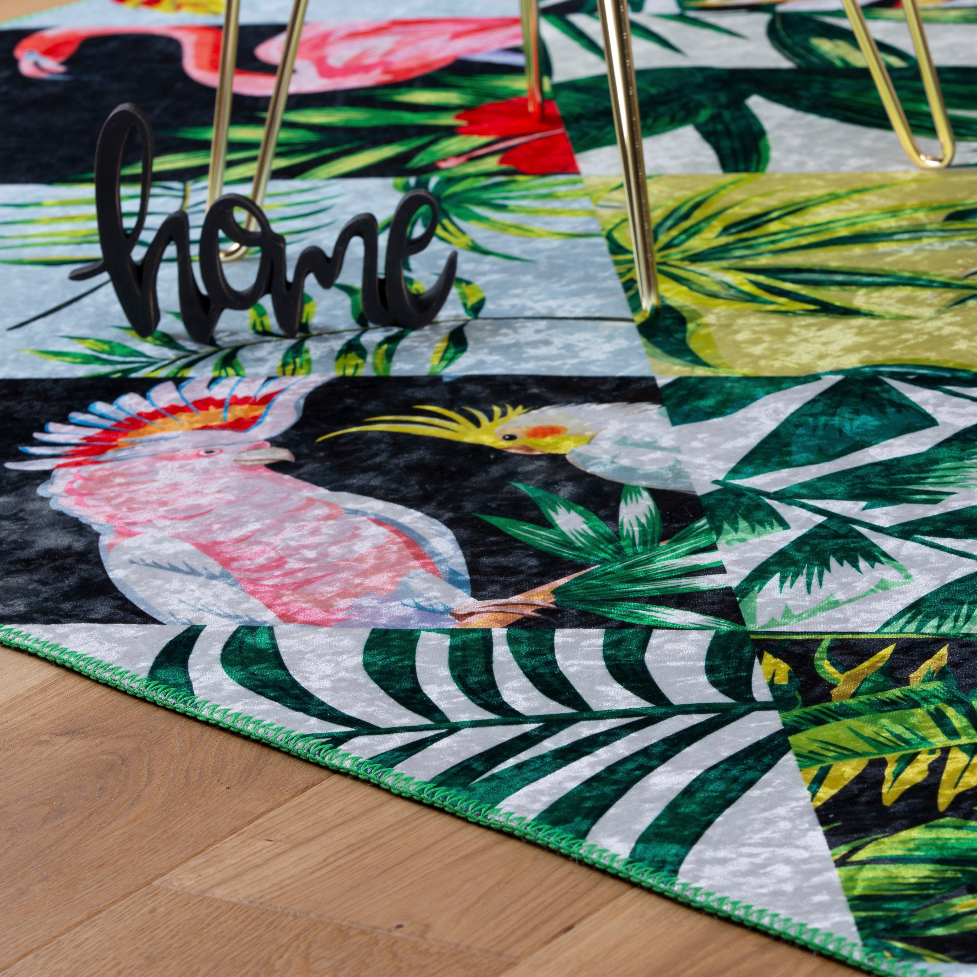 Obsession Vloerkleed Exotic 12m Korte pool, modern ruitendessin