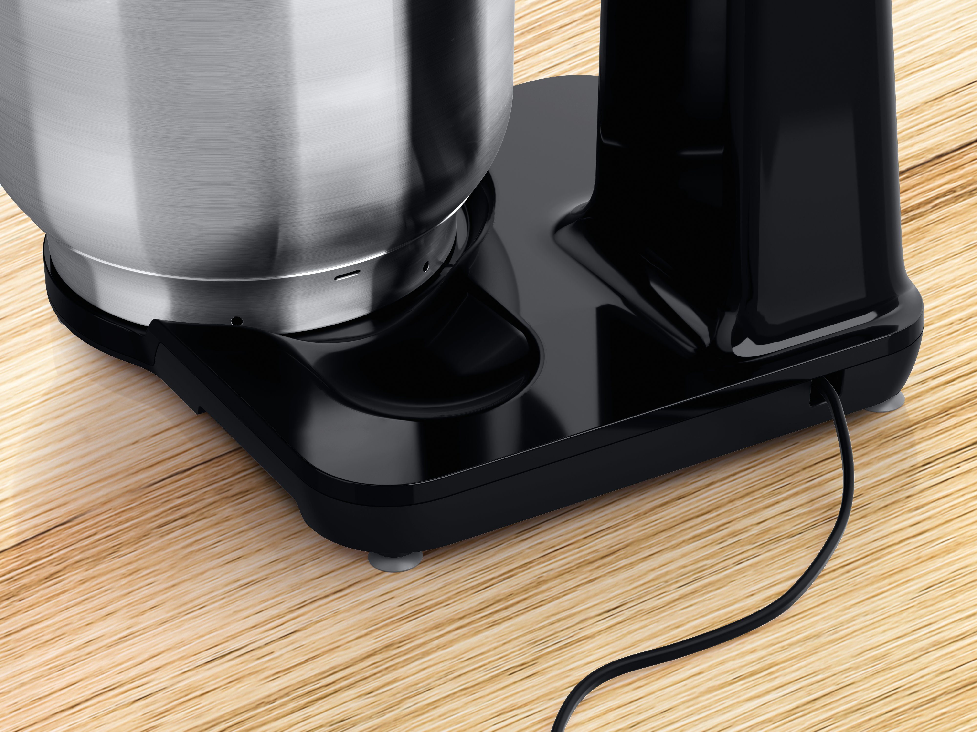 BOSCH Keukenmachine Serie 2 MUMS2EW01, roestvrijstalen kom, doorloopsnijder, deksel Planetair mengsysteem, kneedhaak/klopper/menghaak roestvrij staal, 4 niveaus, wit