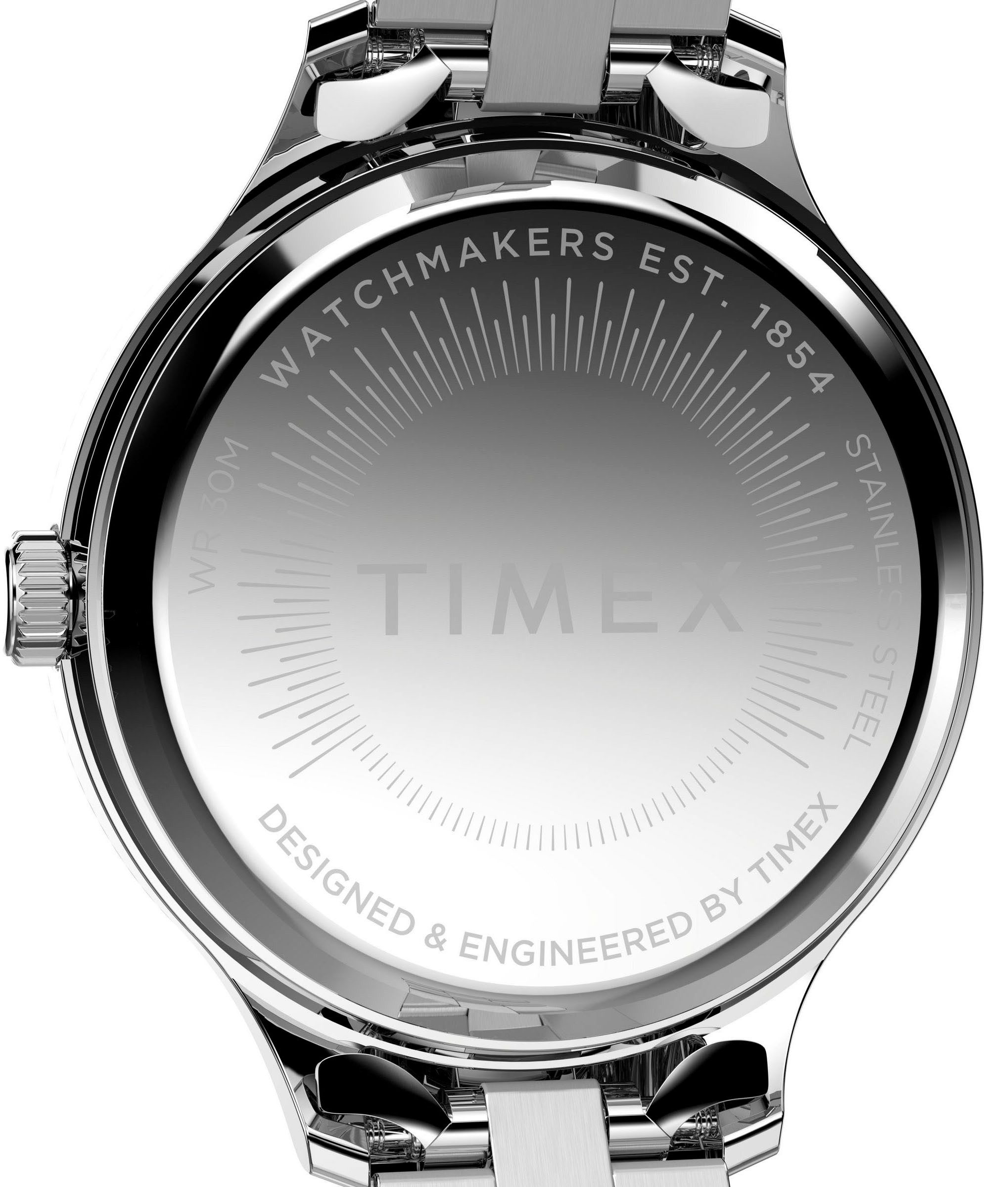 Timex Kwartshorloge PEYTON Polshorloge, dameshorloge, roestvrijstalen band, analoog