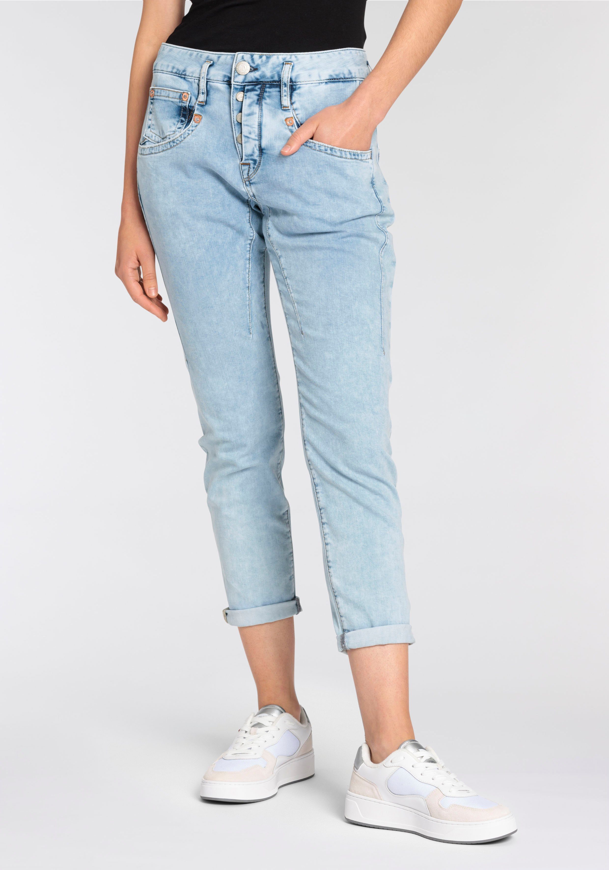 Herrlicher 5-pocket jeans Shyra Cropped Light Denim