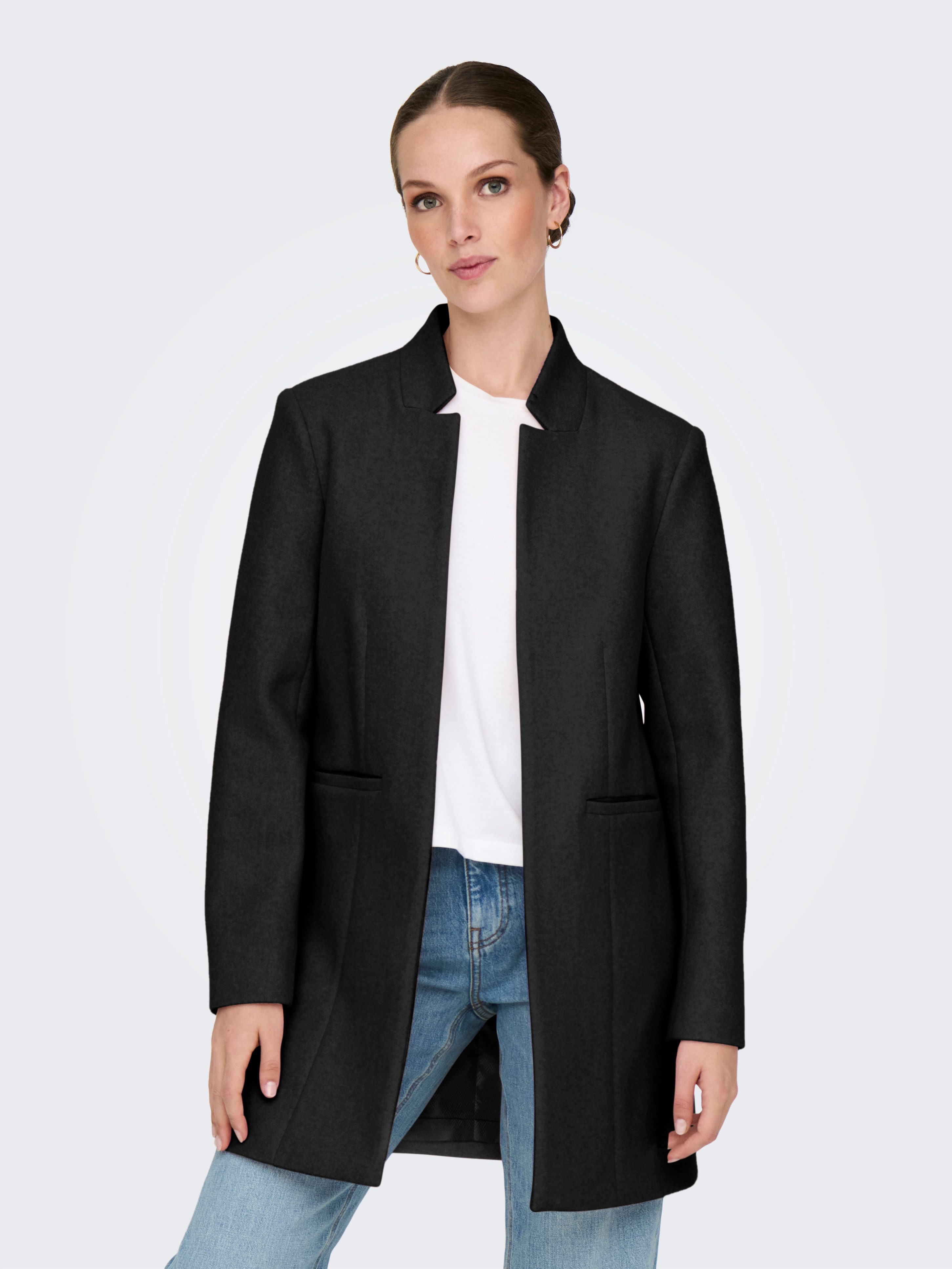 Only Lange jas ONLNANCY LIFE SOHO COAT CC OTW