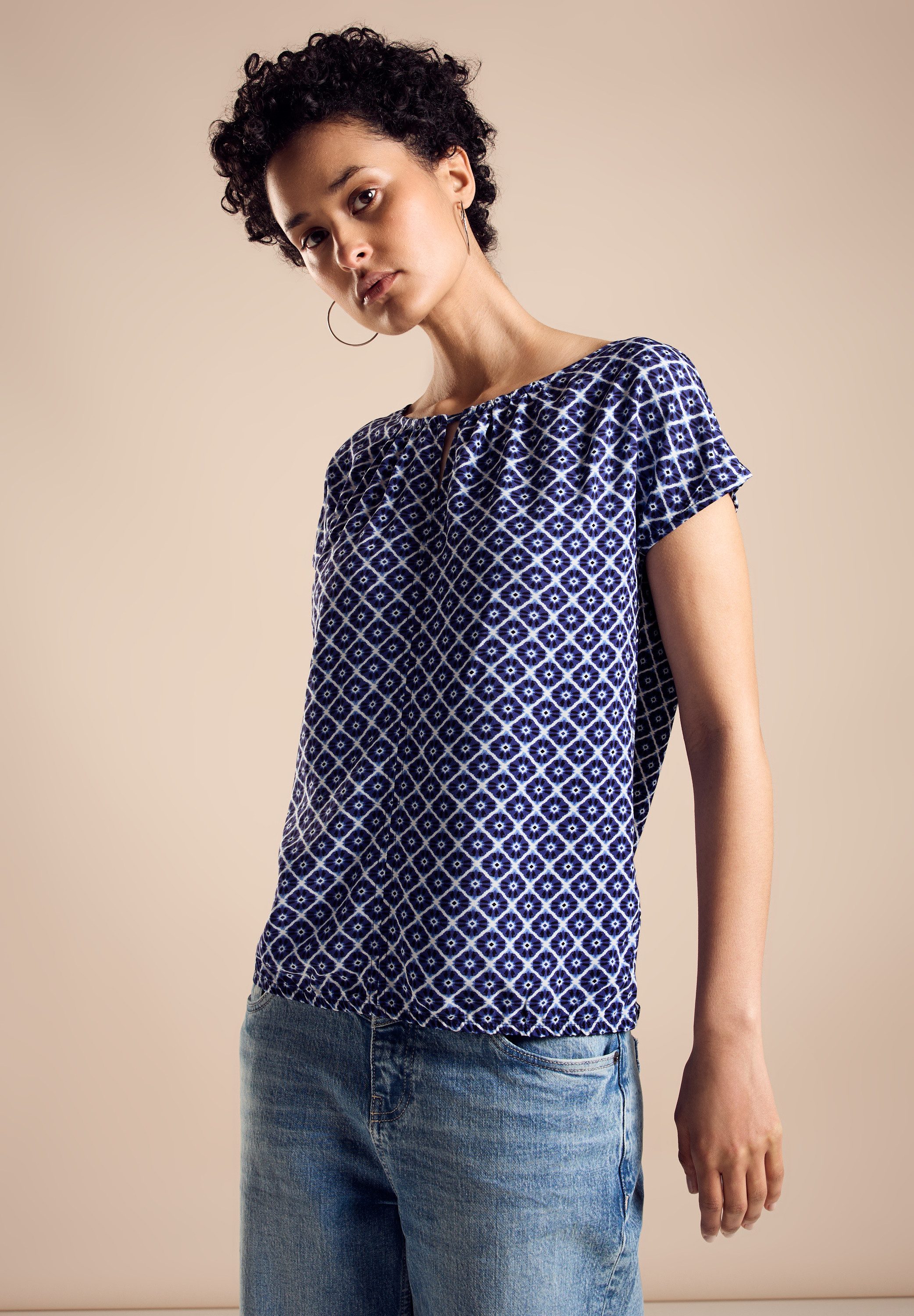 STREET ONE Shirttop met print all-over