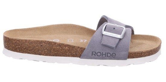 Rohde Slippers , sleehak, zomerschoenen, slippers met voorgevormd soft voetbed