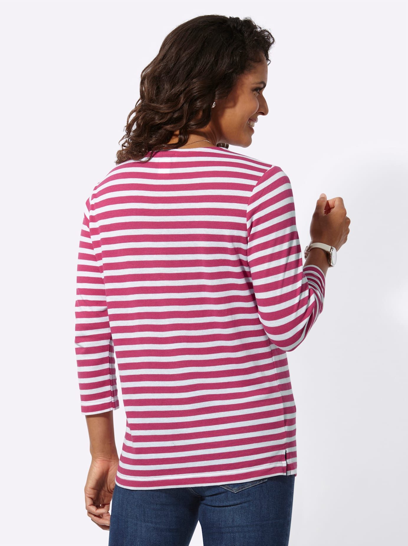Casual Looks Shirt met 3/4 mouwen Shirt (1-delig)