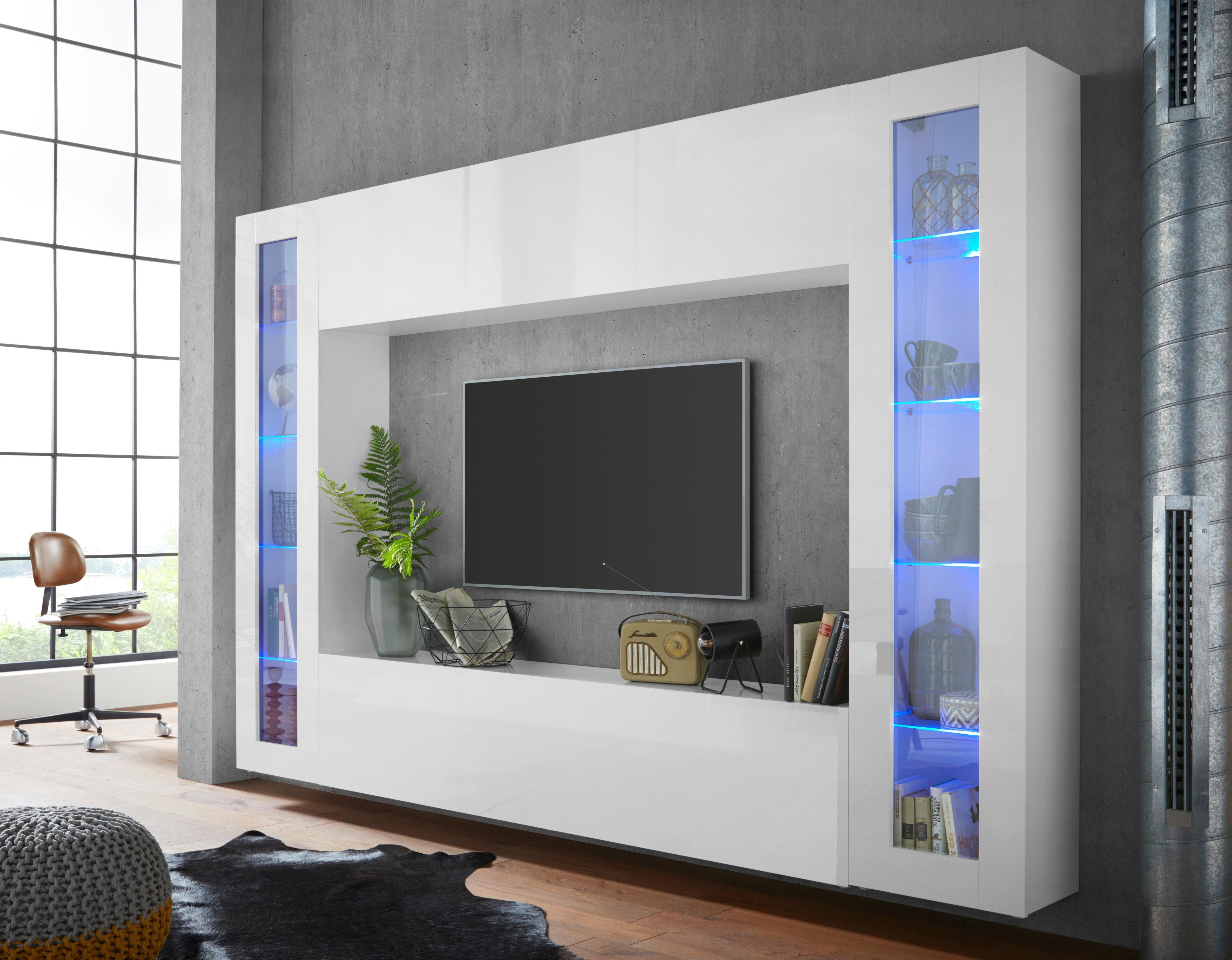 INOSIGN Vitrinekast Maruska Glasvitrine, opbergruimte vitrine, staand en hangend te monteren (1 stuk)