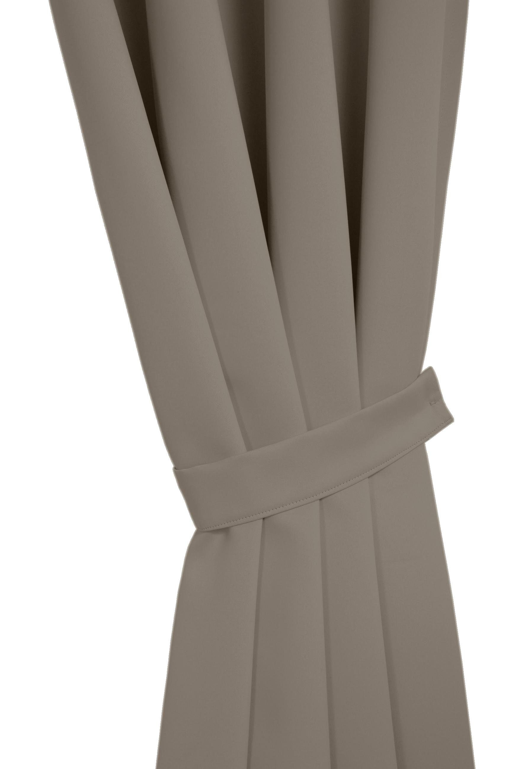 Wirth Embrasse Dim uit (2 stuks) toebehoren voor rol- & plisségordijnen maat 1 (hxb: 6x60 cm) bruin