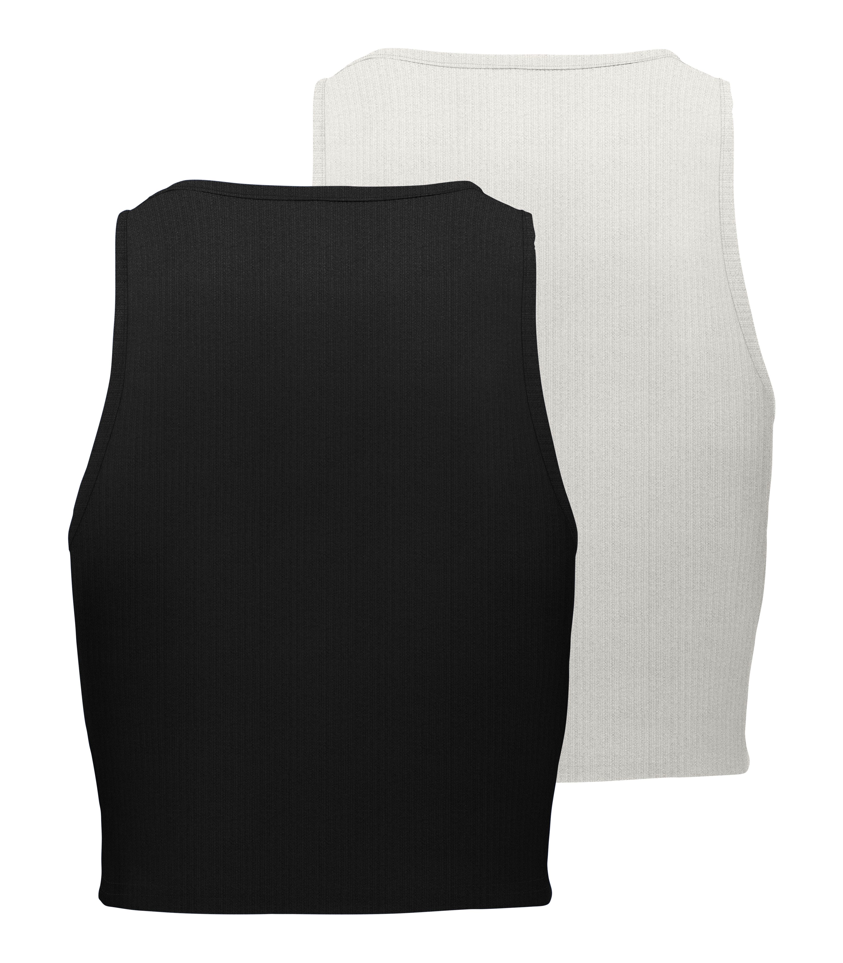 Only Crop-top ONLBELIA S/L CROP TOP CS JRS 2PACK (set, 2-delig)