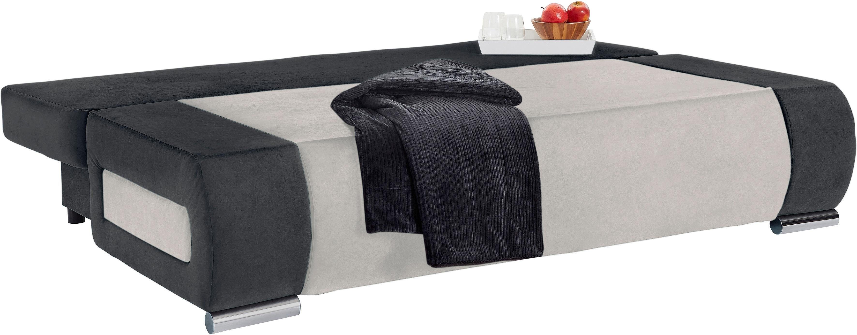 COLLECTION AB Slaapbank Moritz met slaapbank functie en bedbox, comfortabele binnenvering