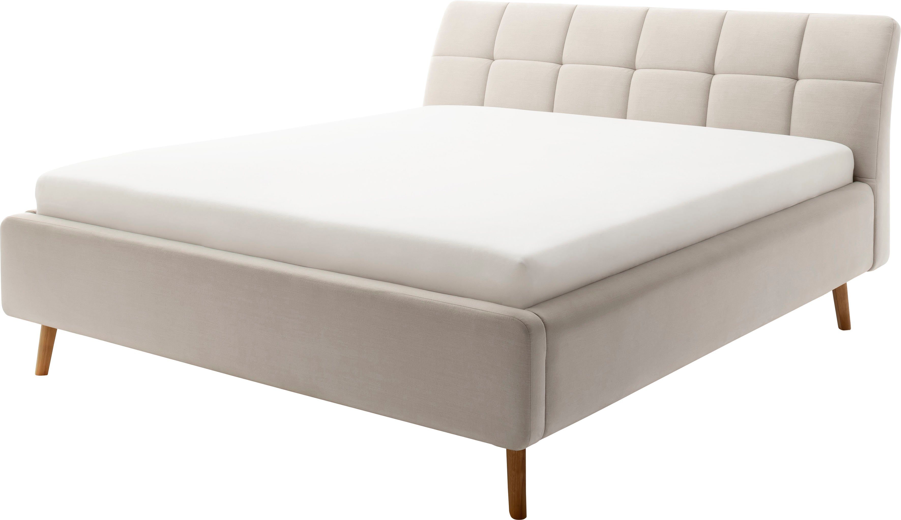 meise.möbel Gestoffeerd bed Mila met bedkist