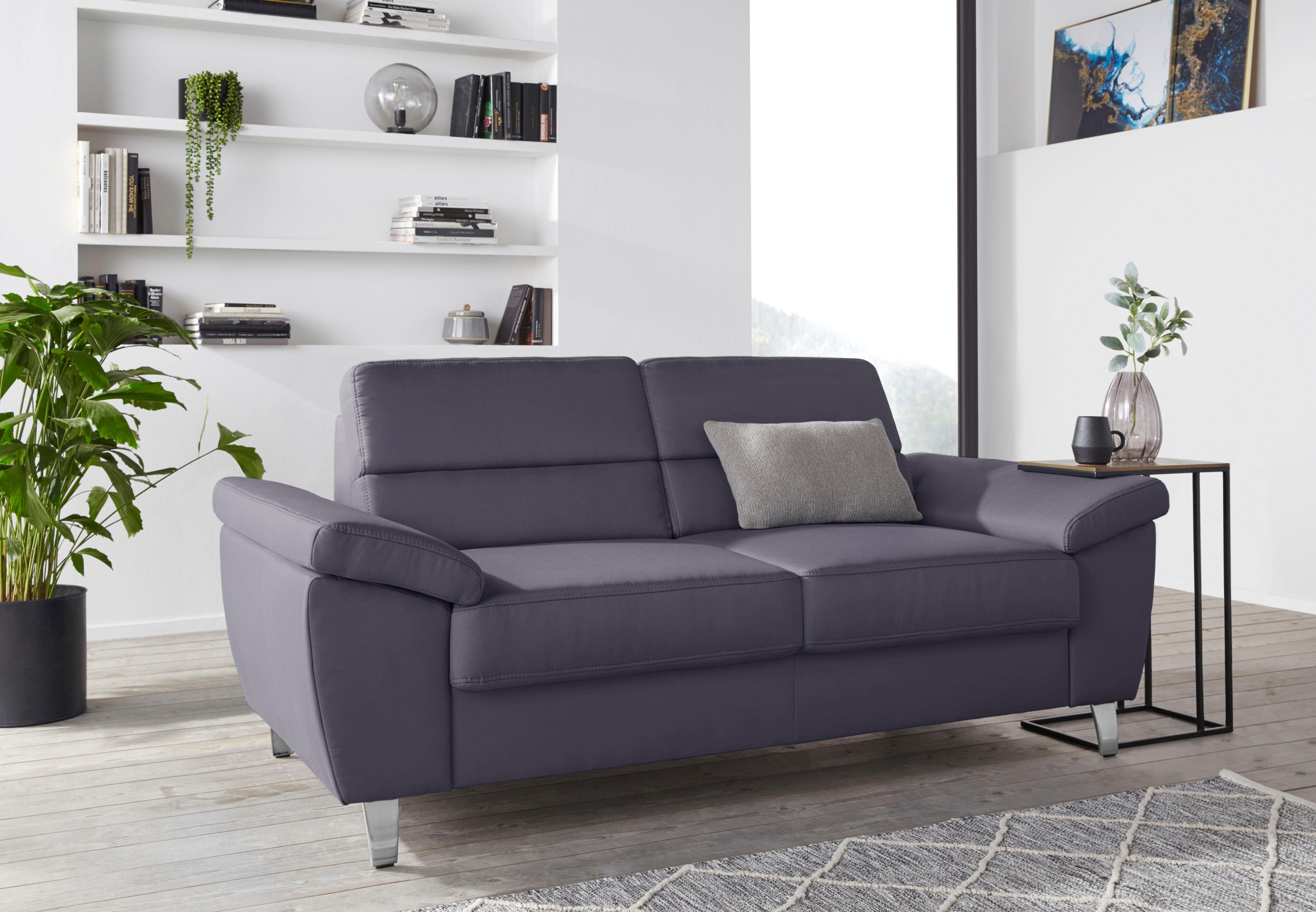 sit&more 2,5-zitsbank Sorano Breedte 188 cm grijs, 2-zitsbanken