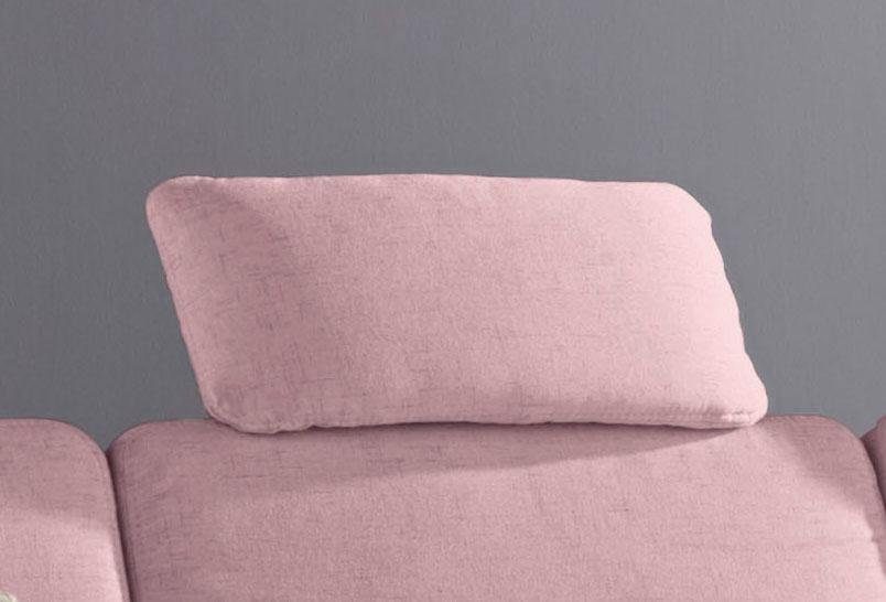 sit&more Hoofdsteun Sorano (set) roze, toebehoren voor banken, 50 cm