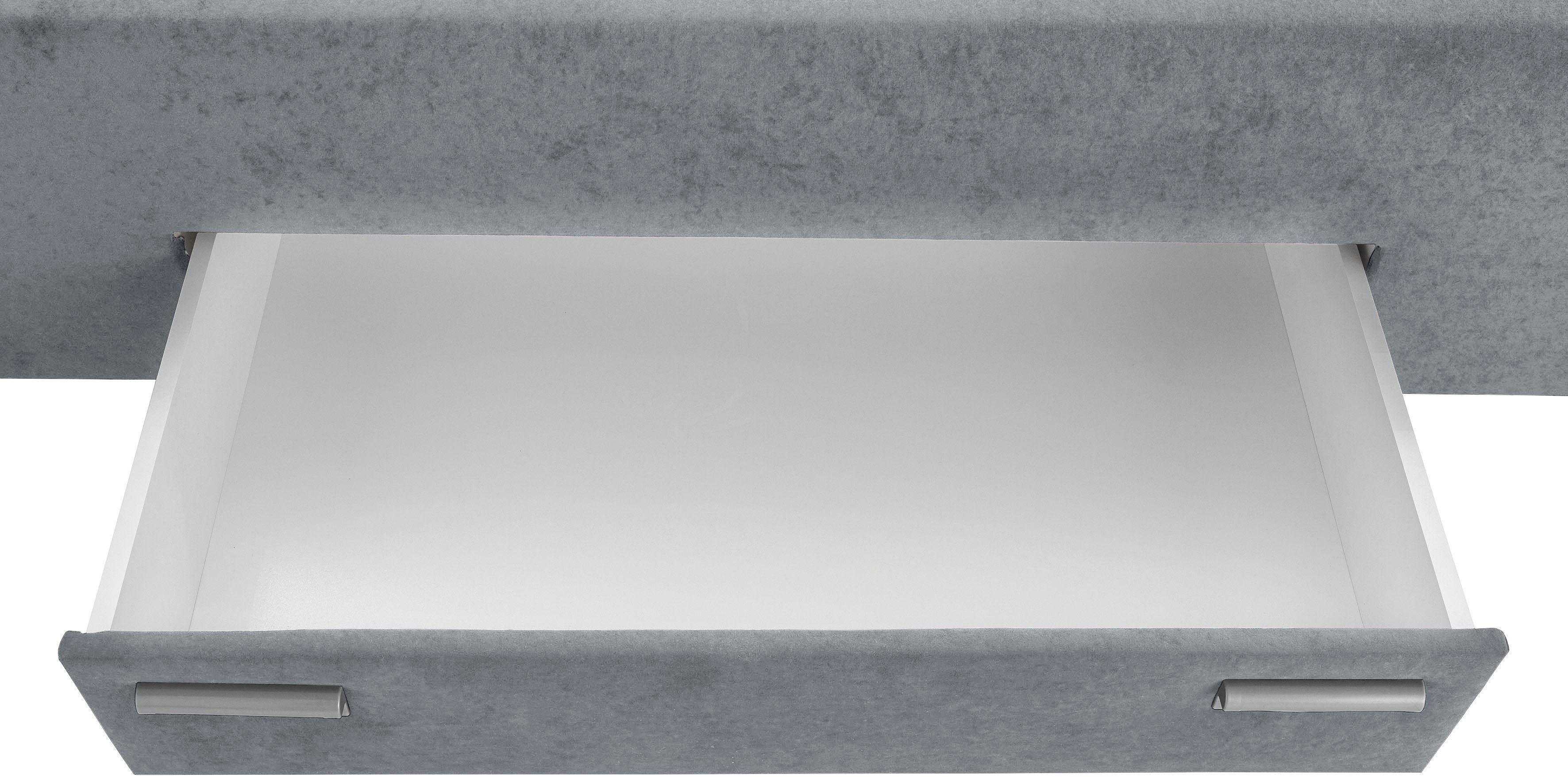 Westfalia Polsterbetten Boxspring met geïntegreerde lade, vrij plaatsbaar